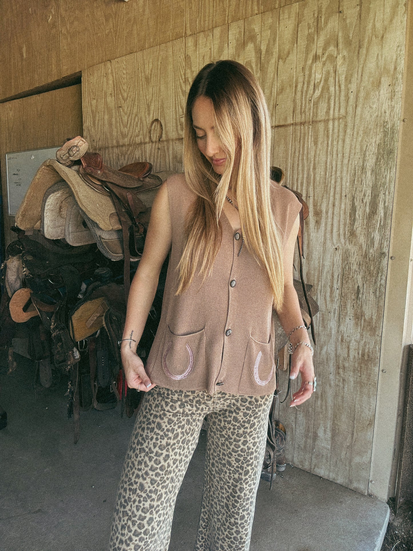The Suerte Vest Top