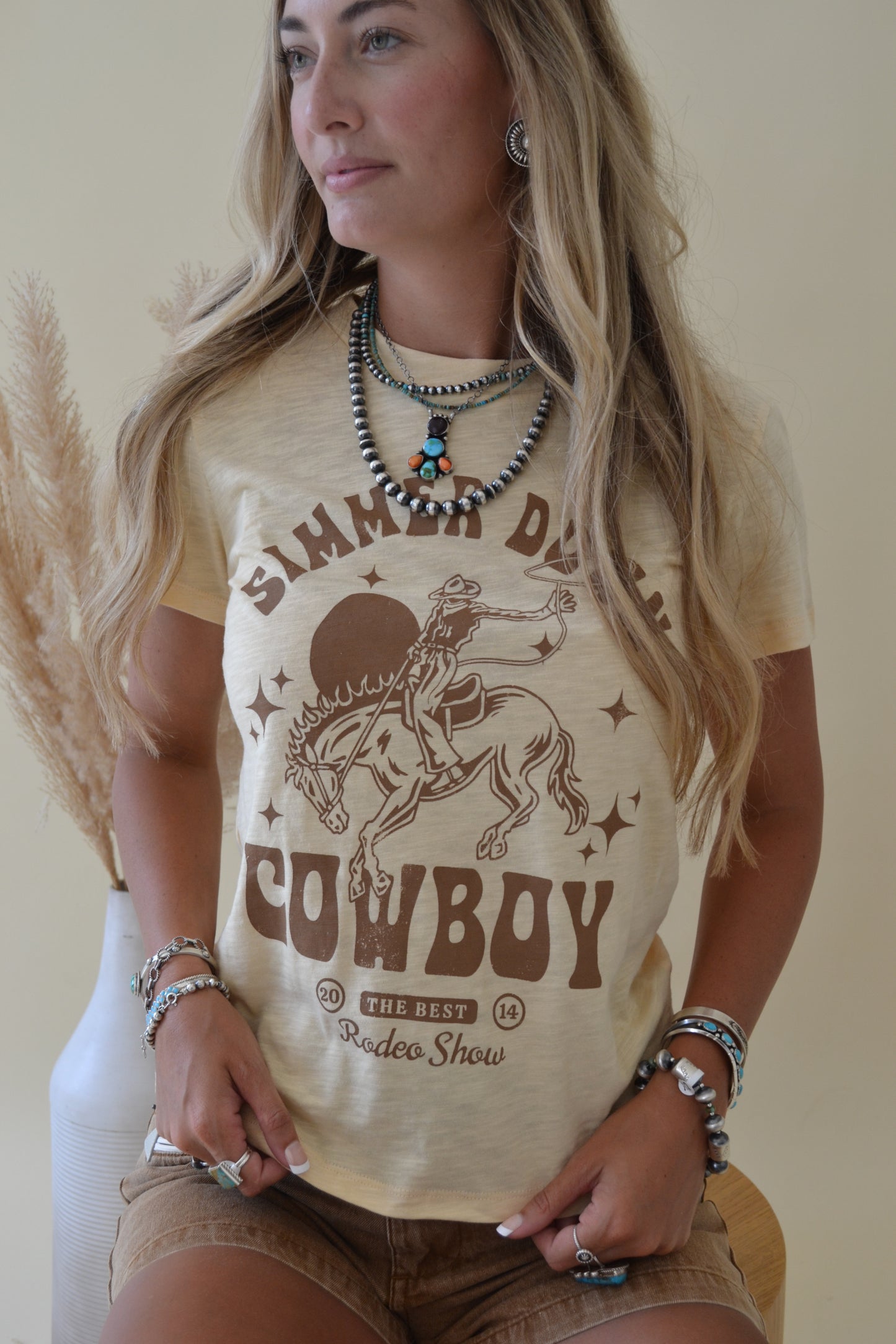 The Simmer Down Cowboy Tee