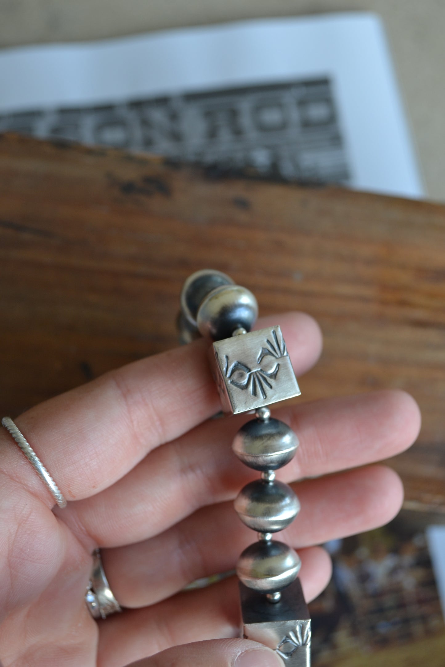 The Silverton 14mm Stretch Navajo Bracelet