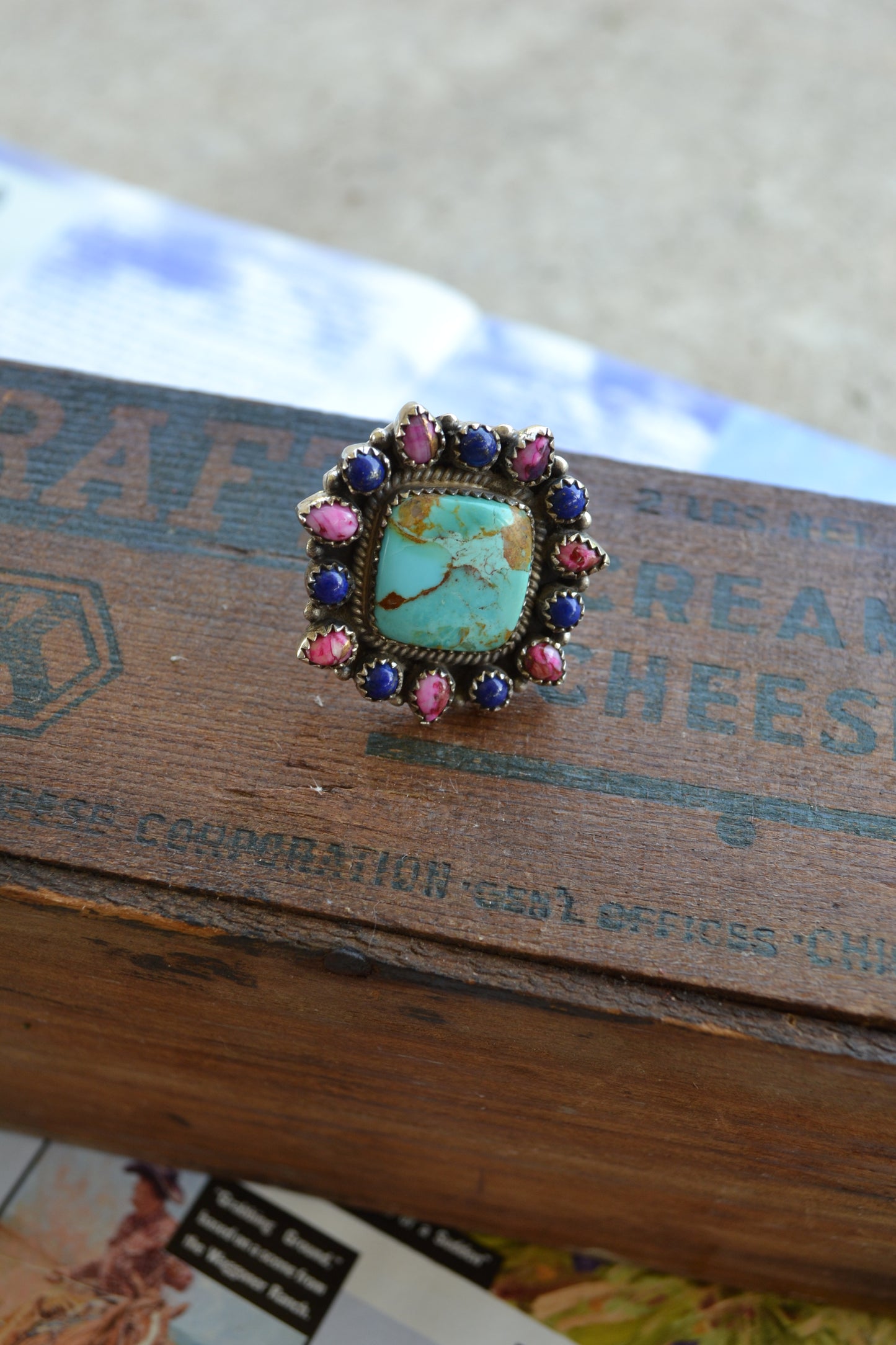 The Chatam Adjustable Multi Stone Ring
