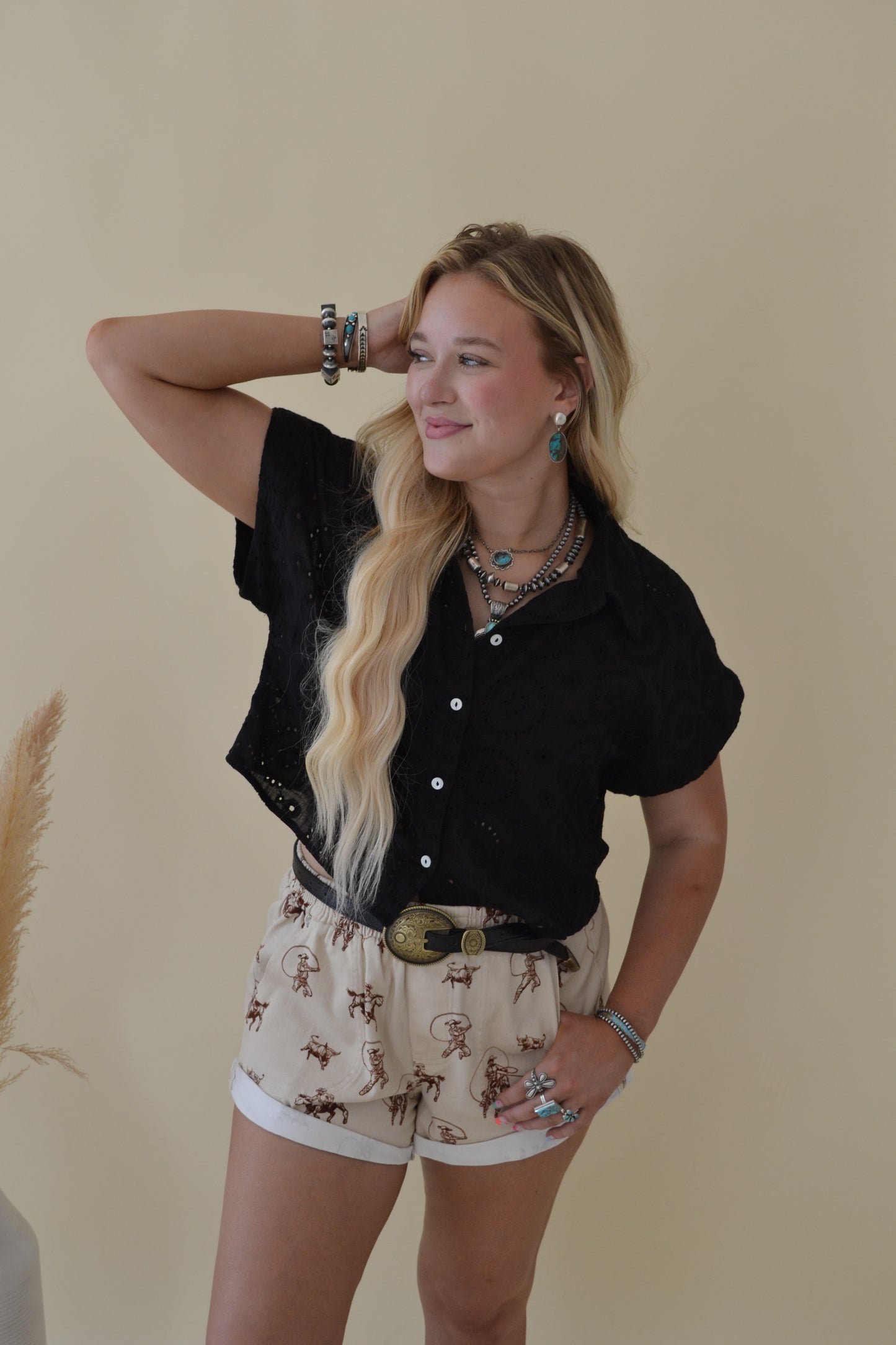 The Nora Top in Black