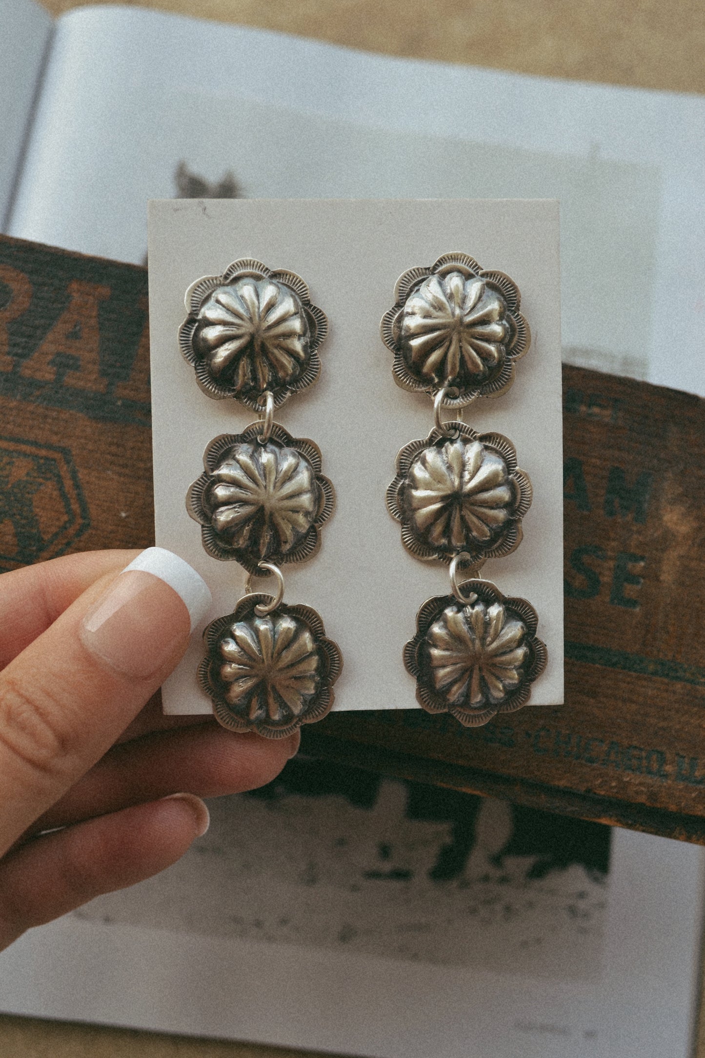 The Amaryllis Dangle Earrings