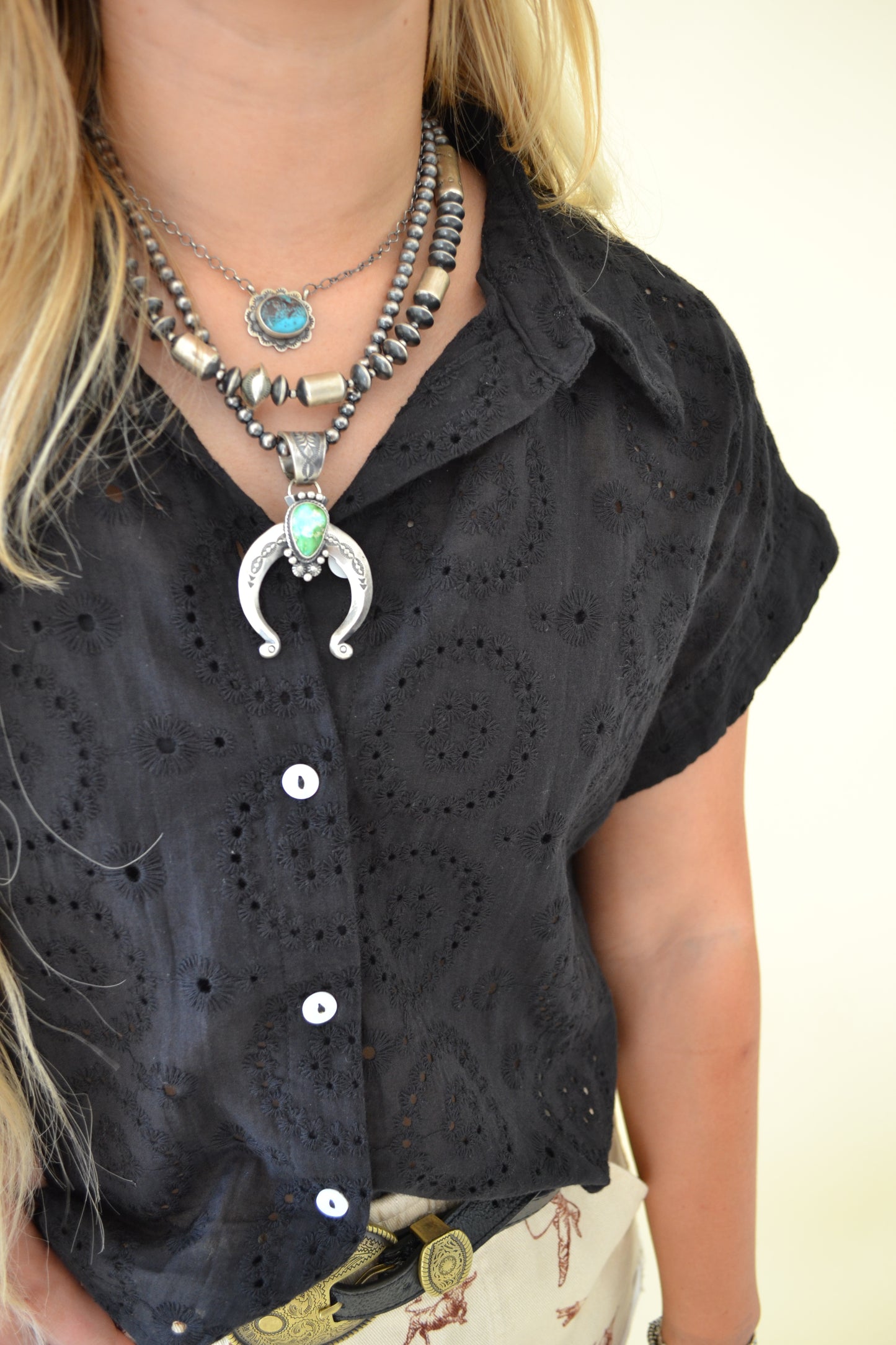 The Nora Top in Black