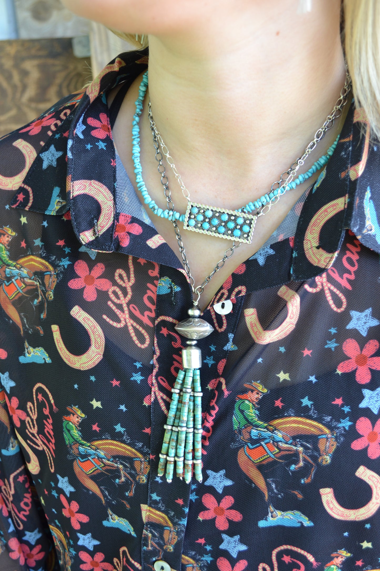 The Tesella Tassel Necklace