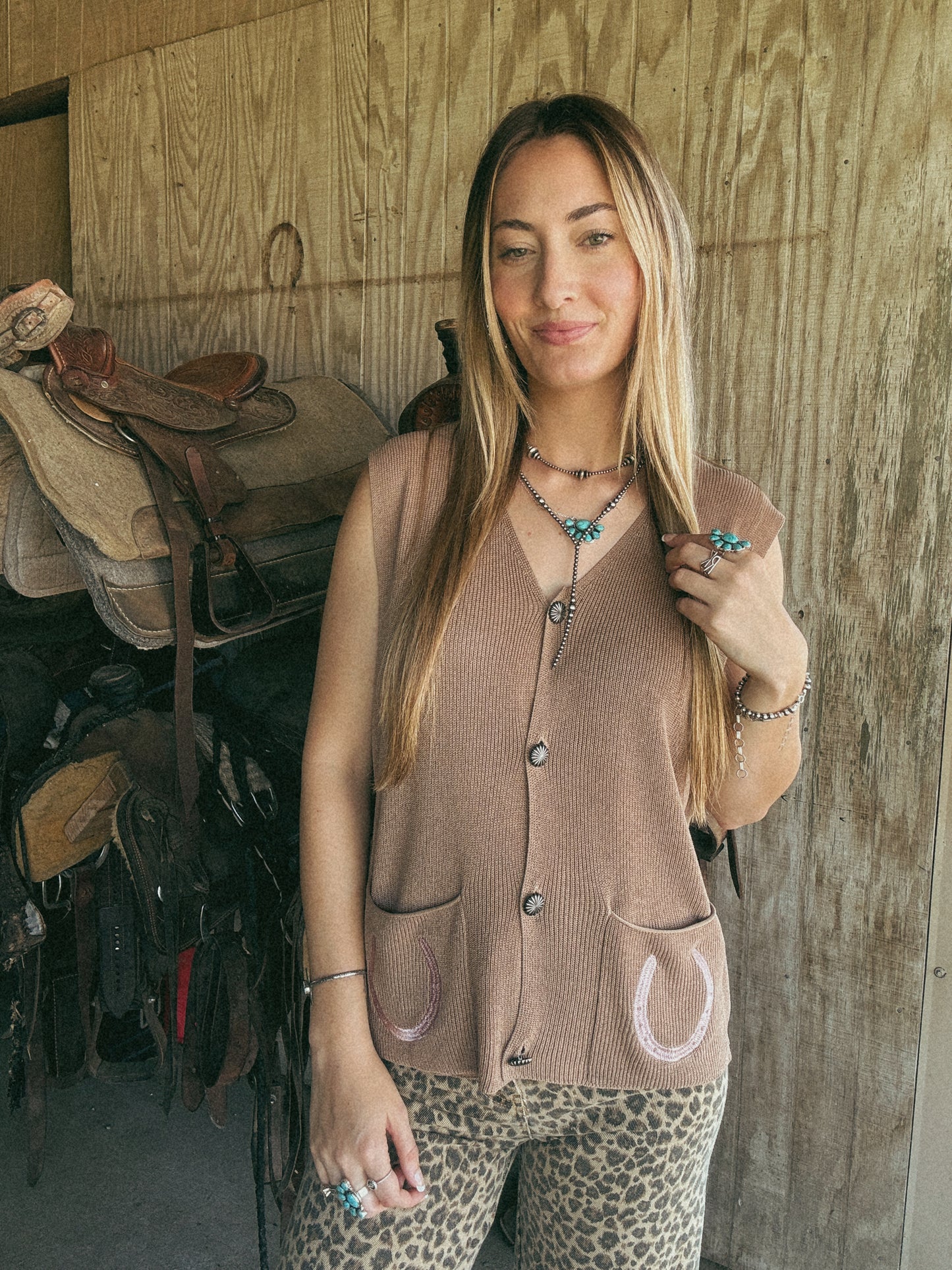The Suerte Vest Top