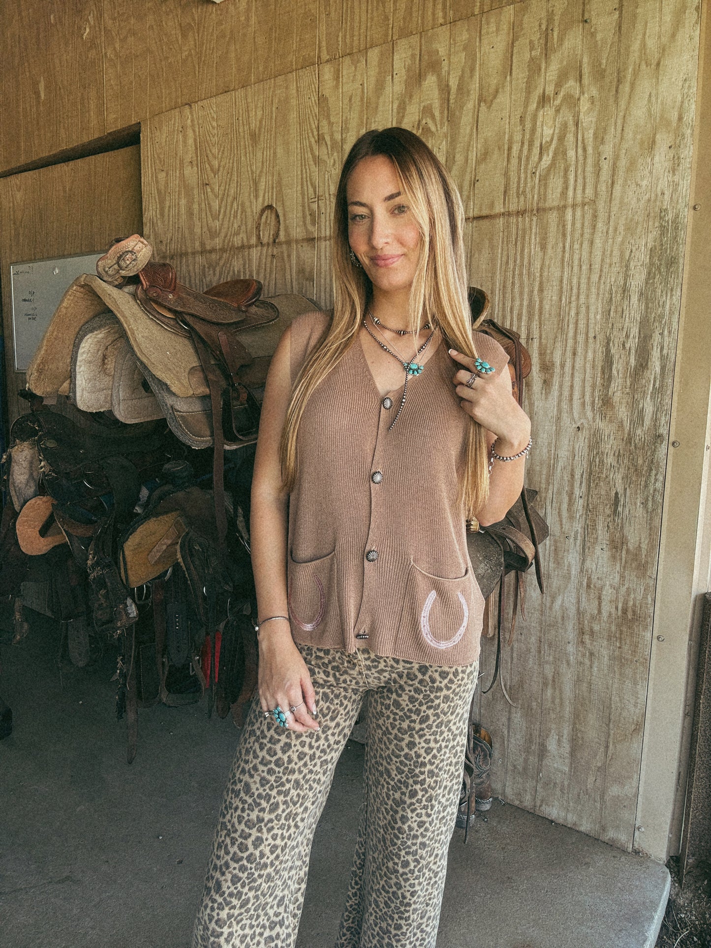 The Suerte Vest Top