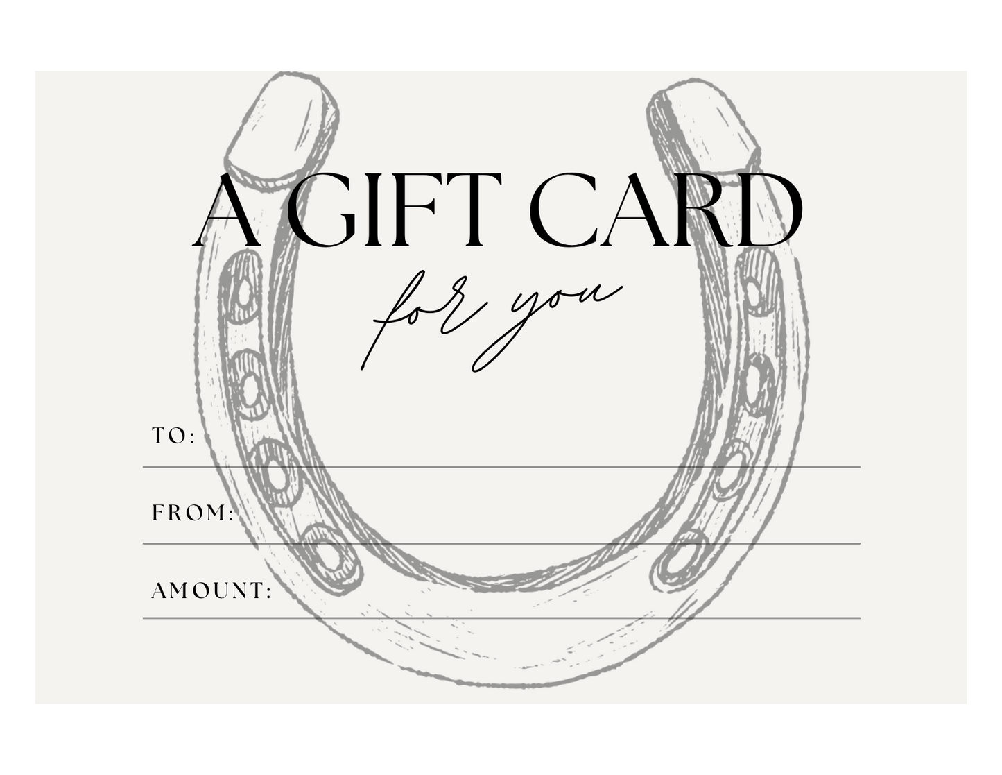 Lost Vaquera Gift Card