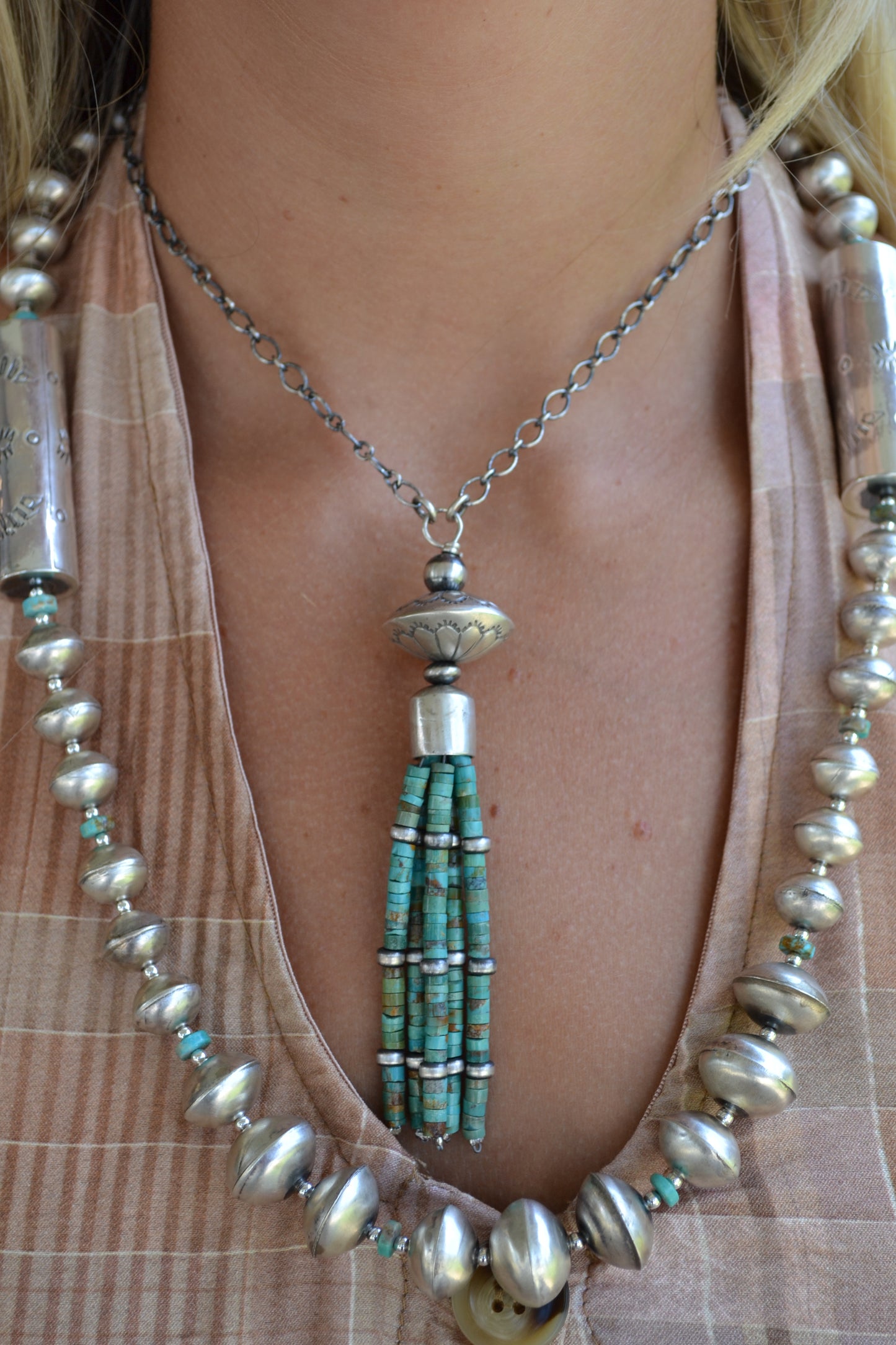 The Tesella Tassel Necklace