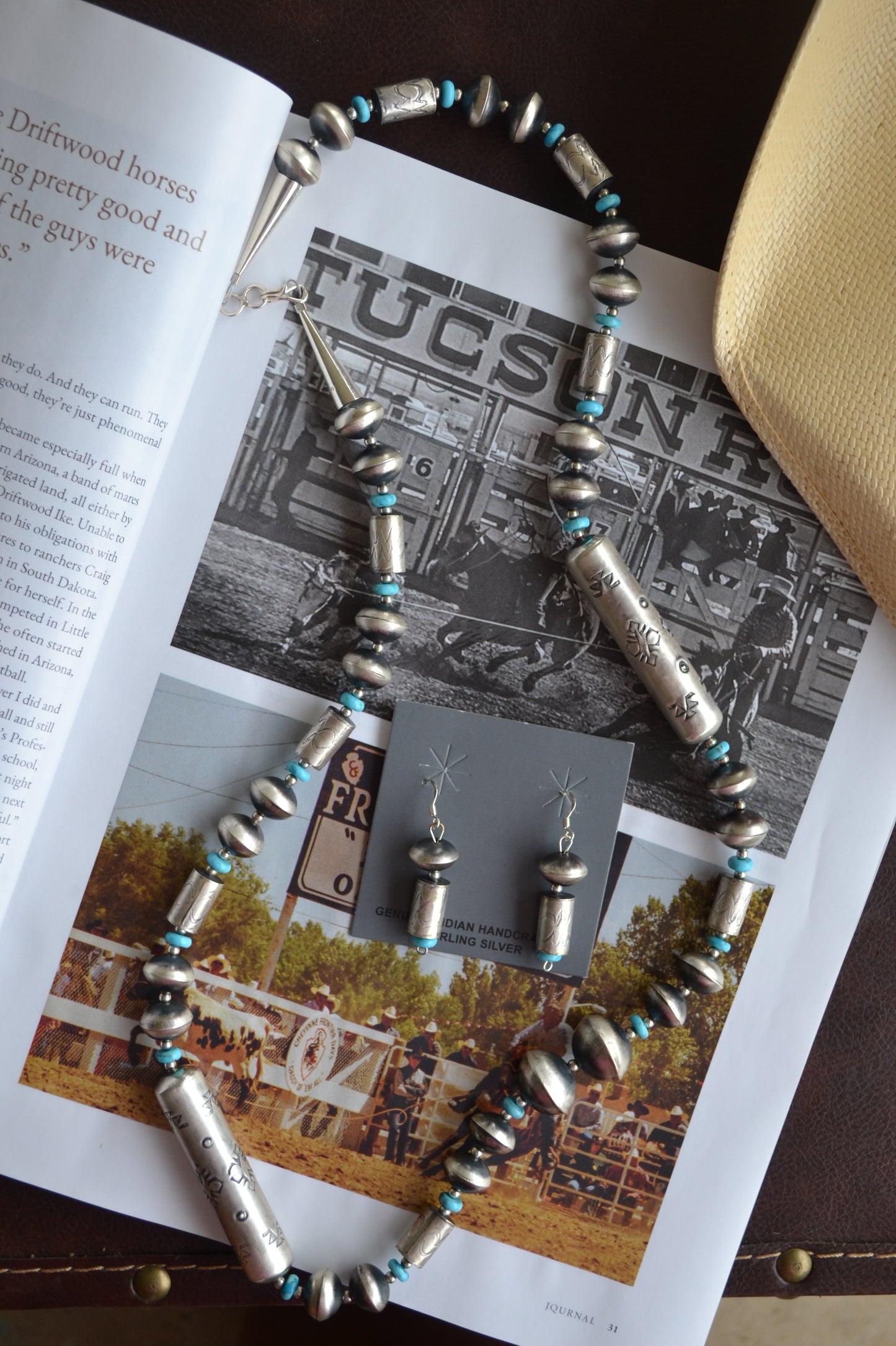 The Lydia 28" Navajo Pearl Set