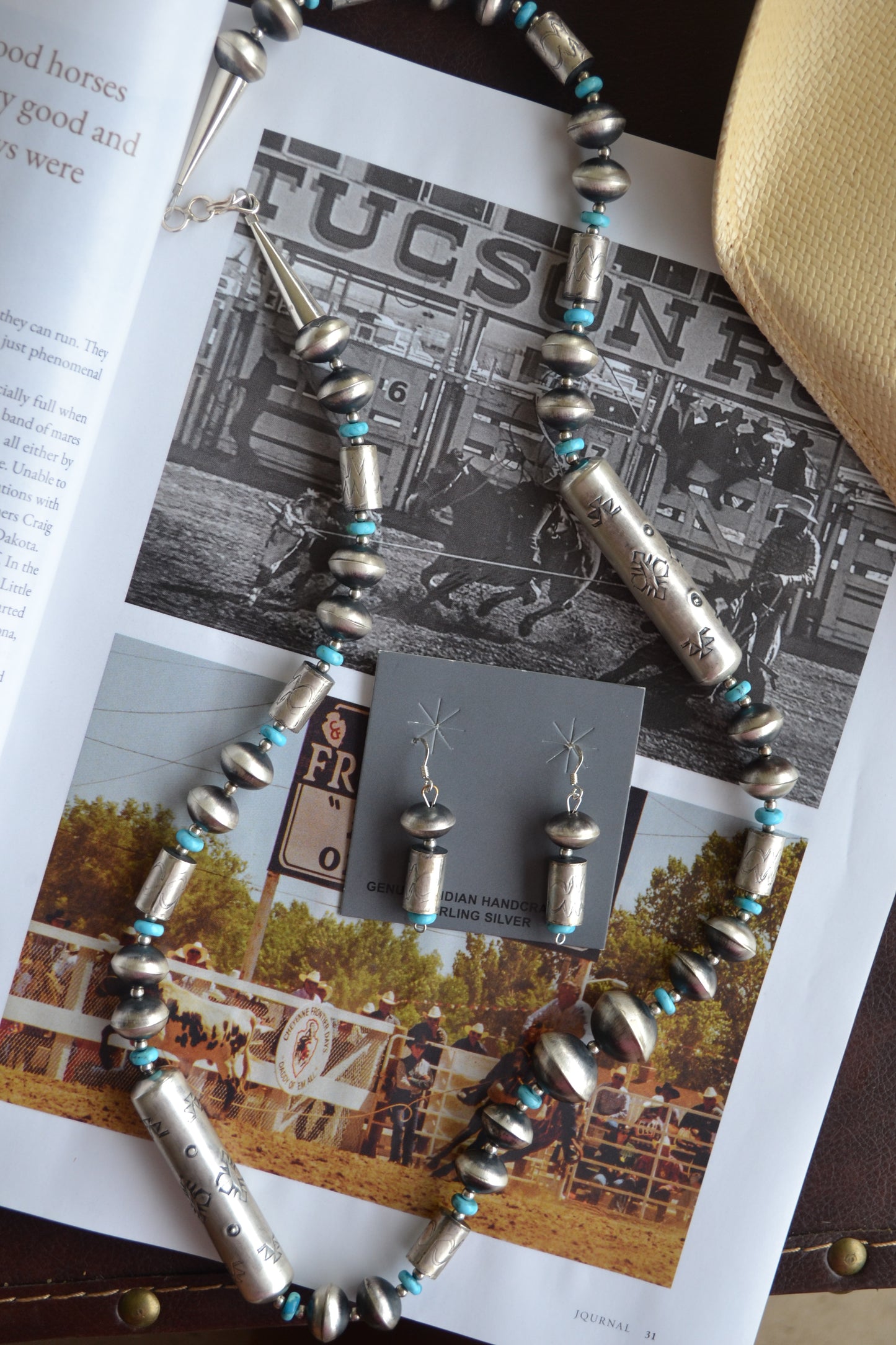 The Lydia 28" Navajo Pearl Set