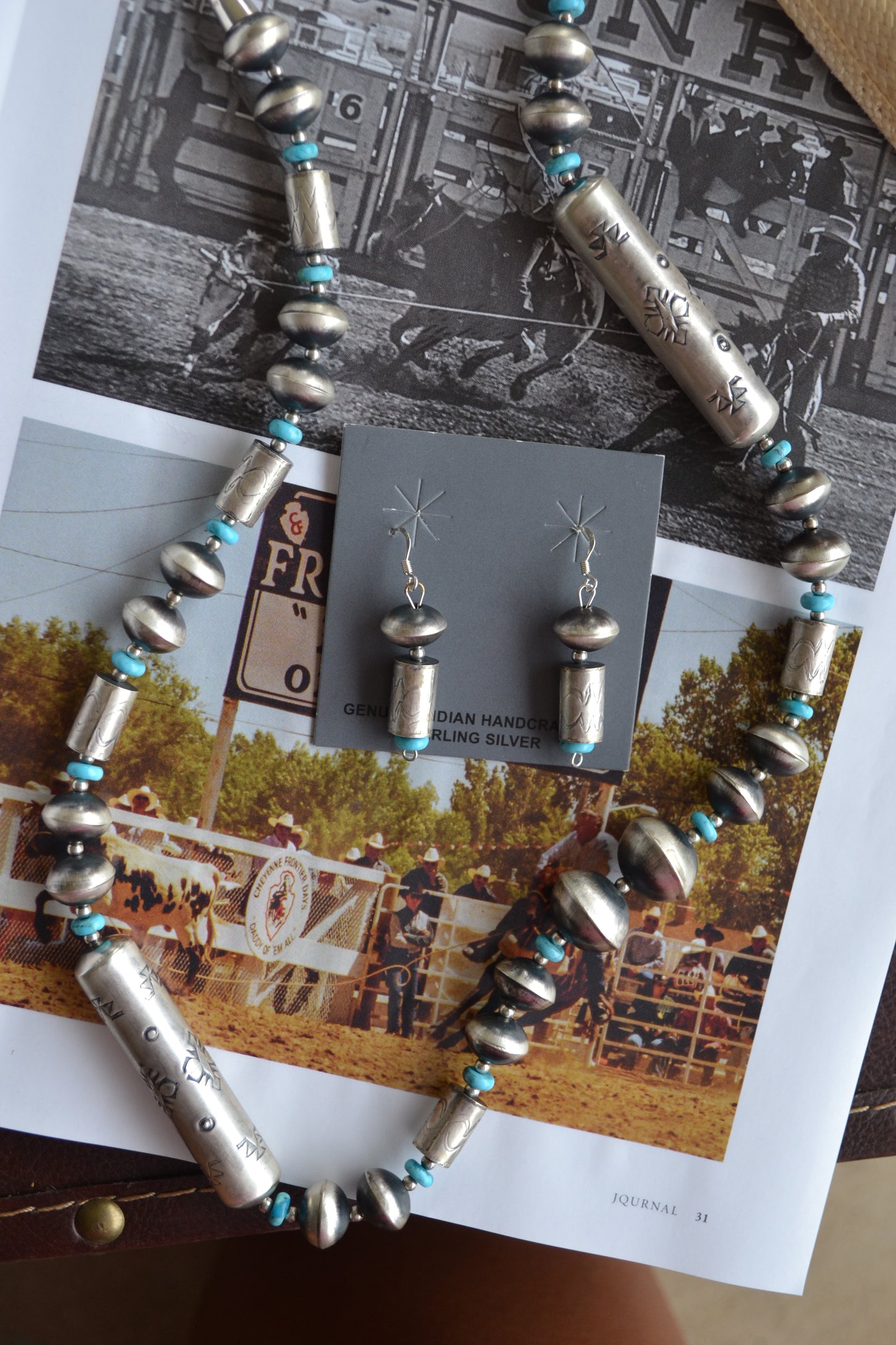 The Lydia 28" Navajo Pearl Set