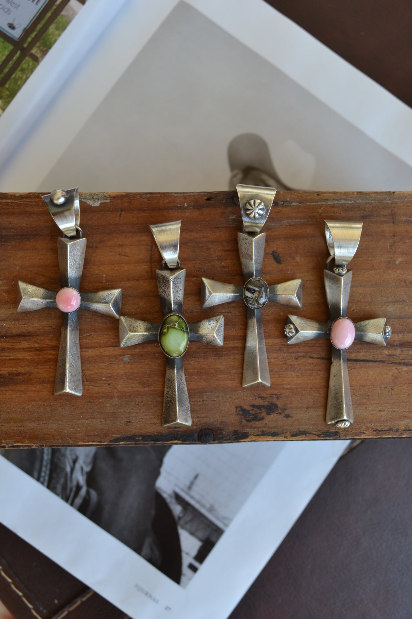 The Dovray Pendants (Pink Conch & Wild Horse)