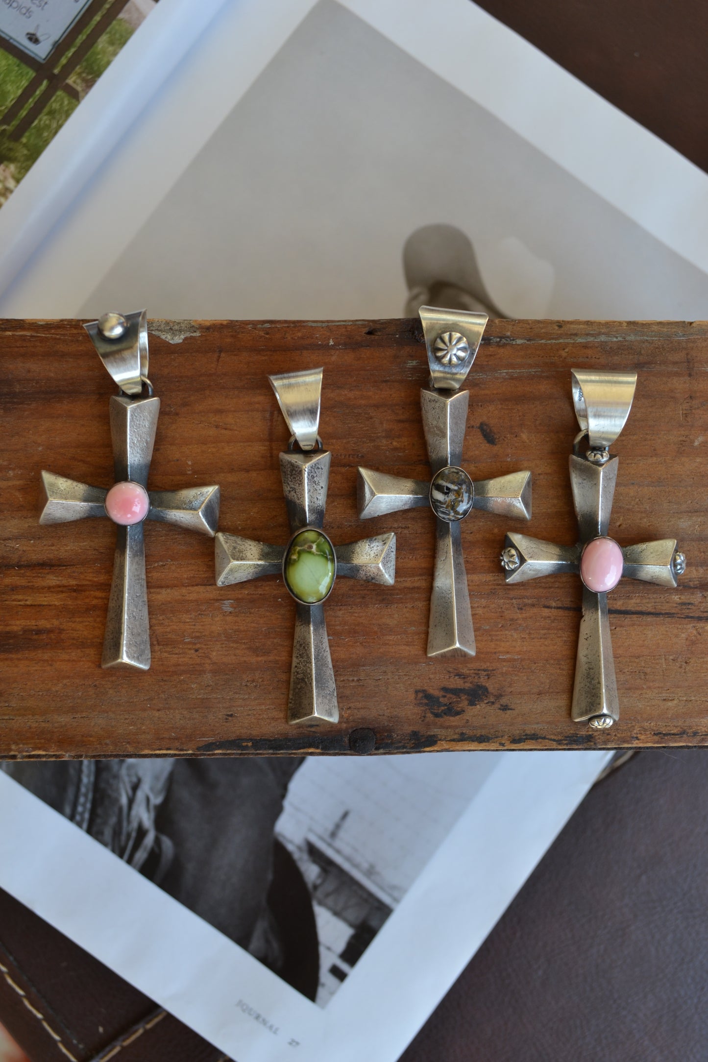 The Dovray Pendants (Pink Conch & Wild Horse)