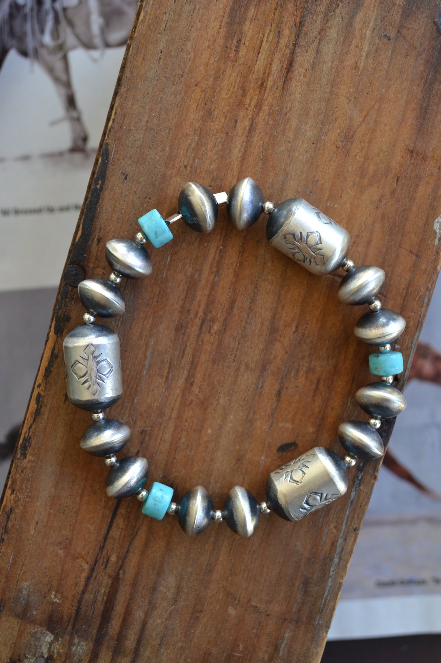The Latham 12mm Navajo Stretch Bracelet