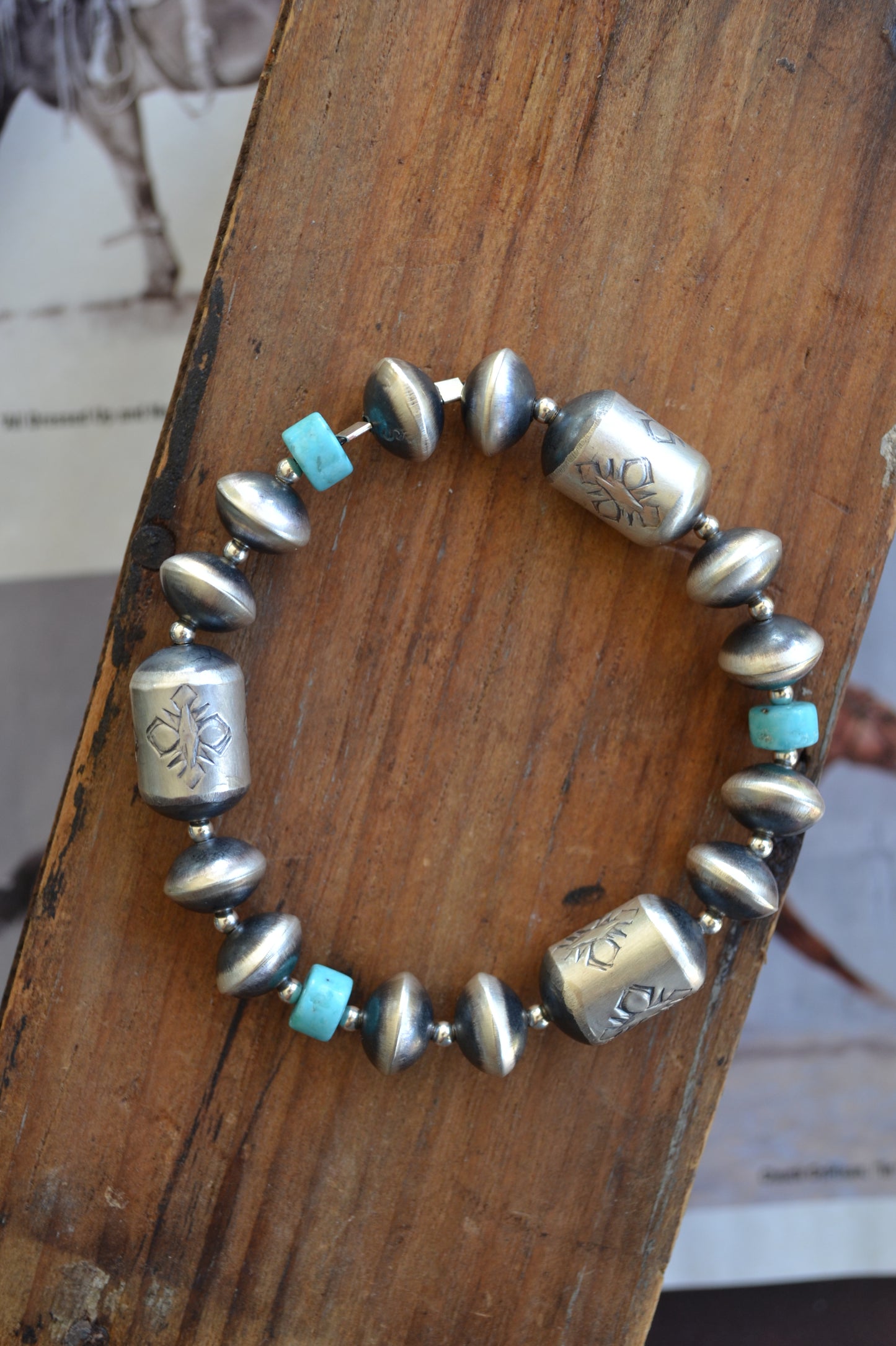 The Latham 12mm Navajo Stretch Bracelet