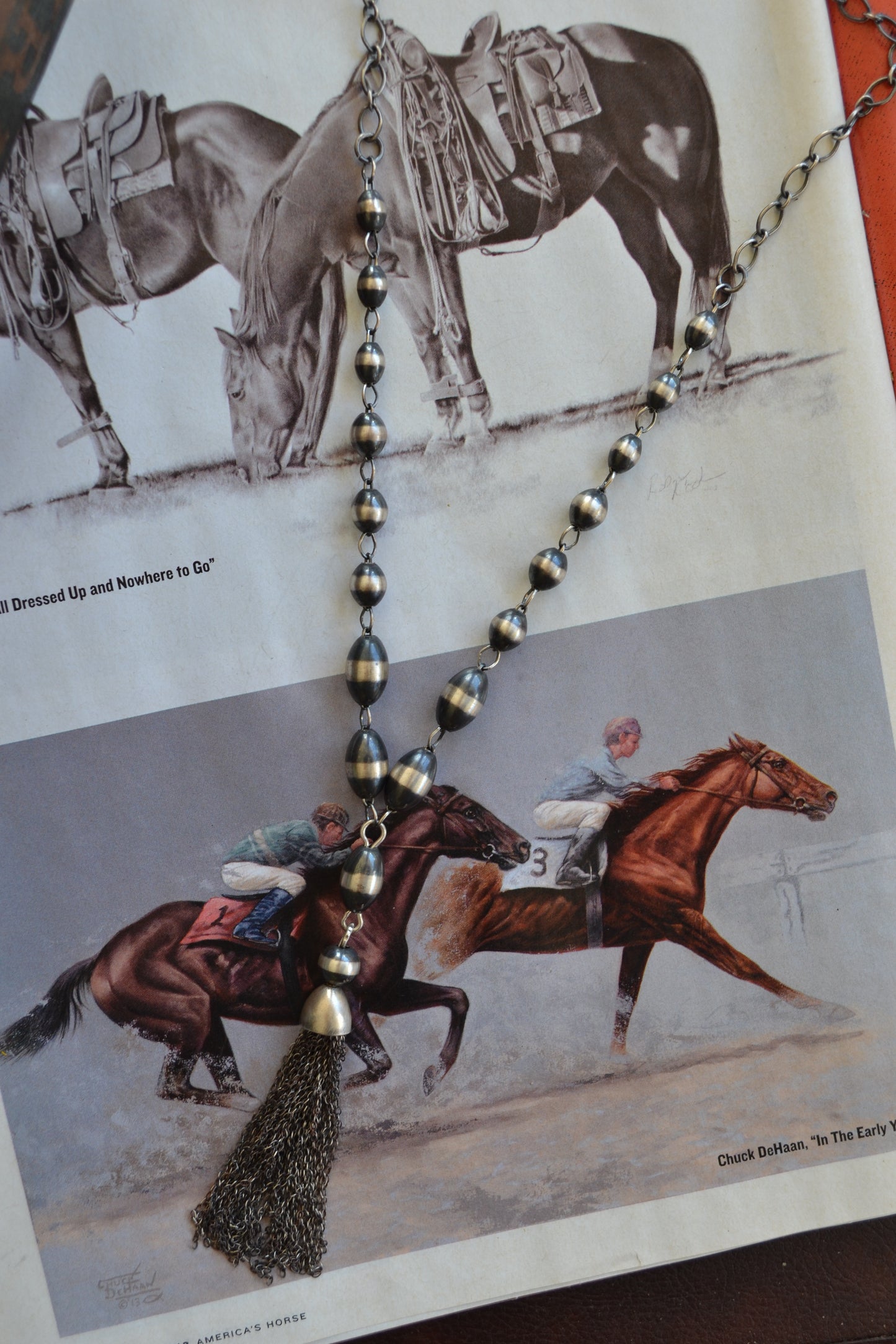 The Landry Rosary Lariat Necklace
