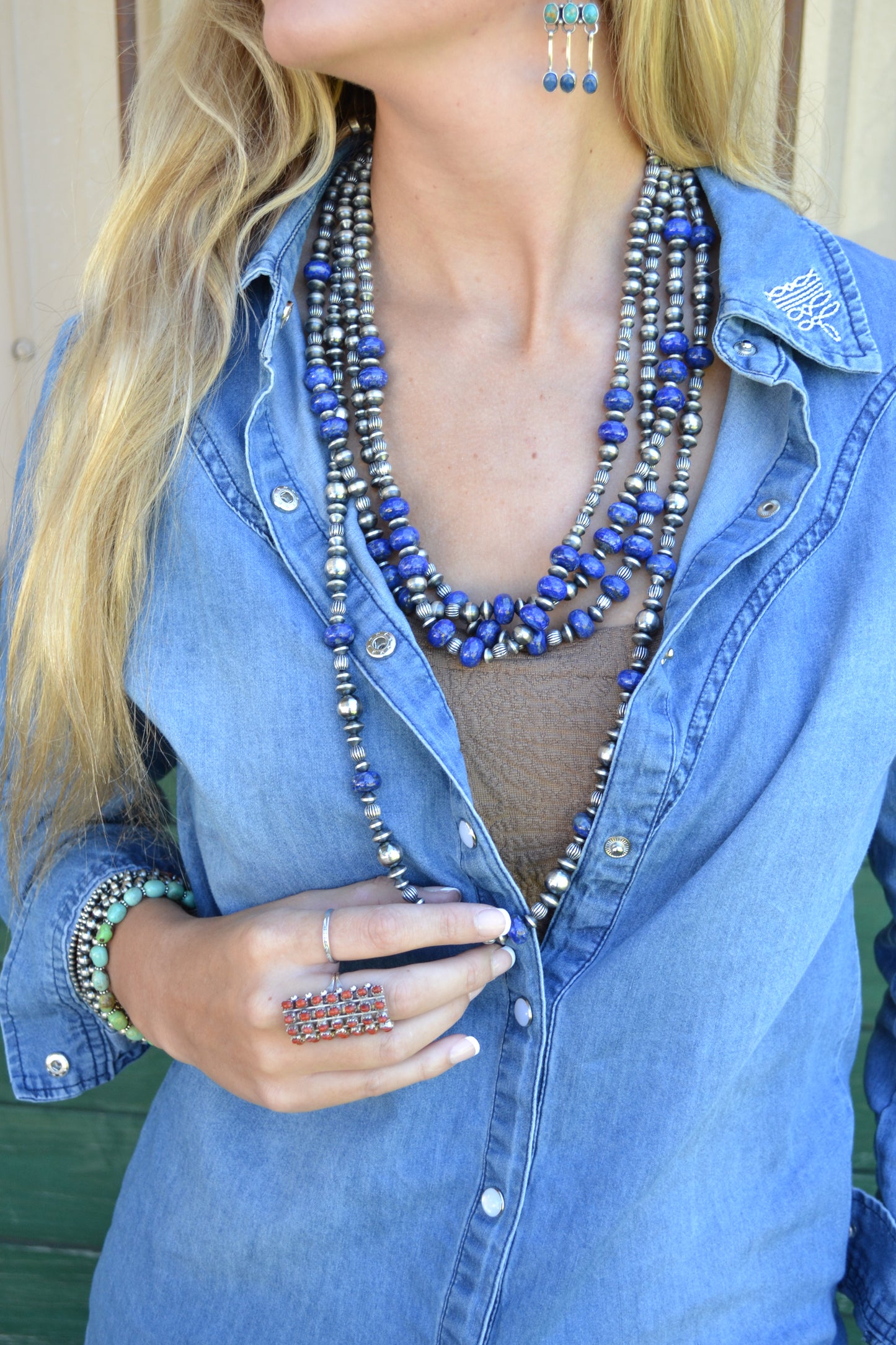 The Orno Lapis 8mm Graduated Pearls