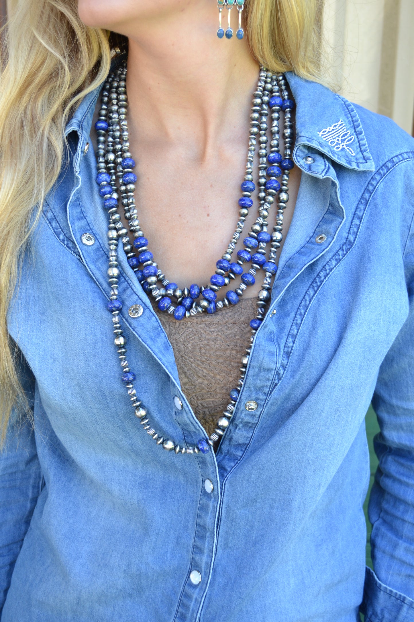 The Orno Lapis 8mm Graduated Pearls