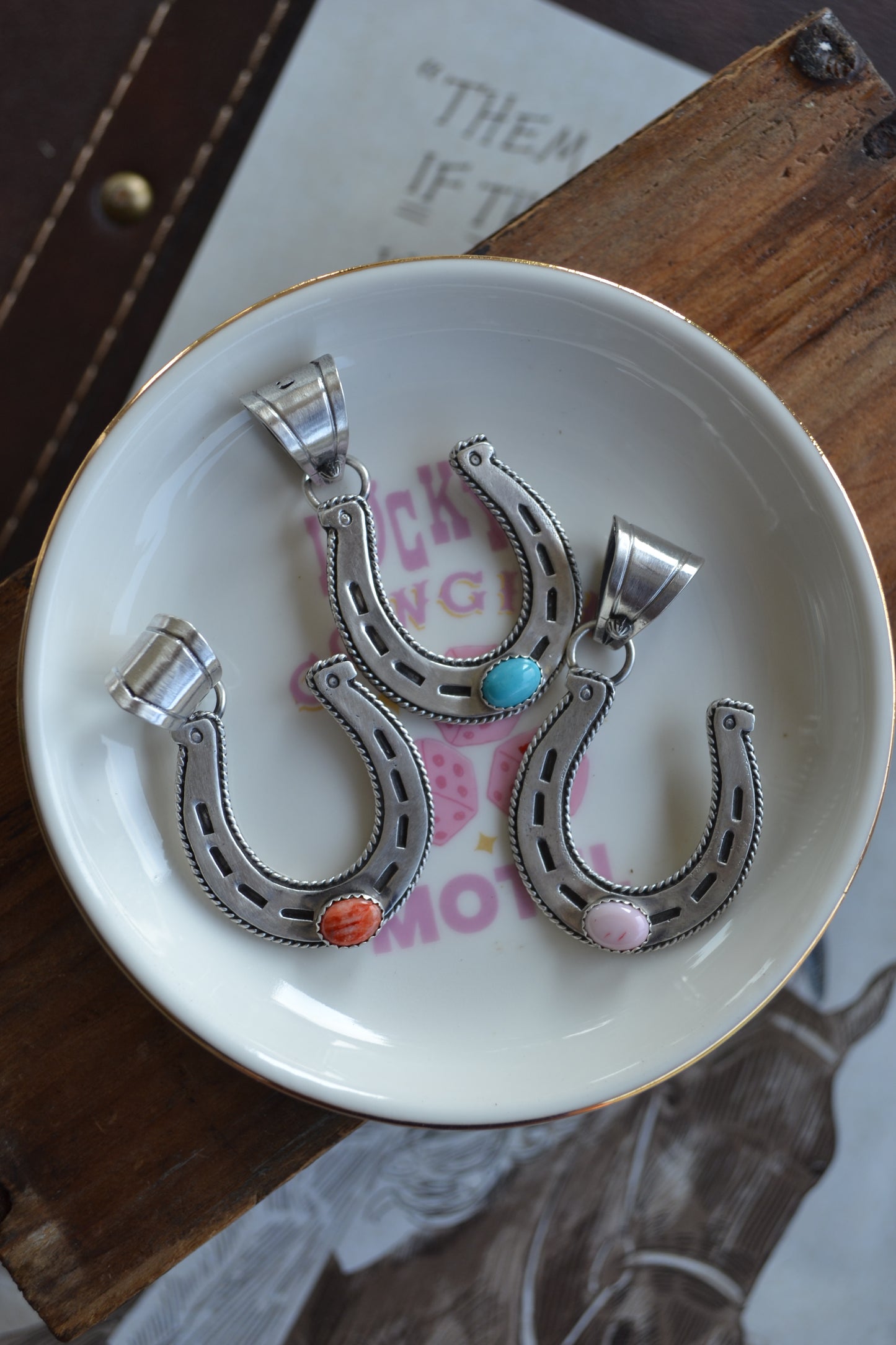 The Lucky Horseshoe Pendants