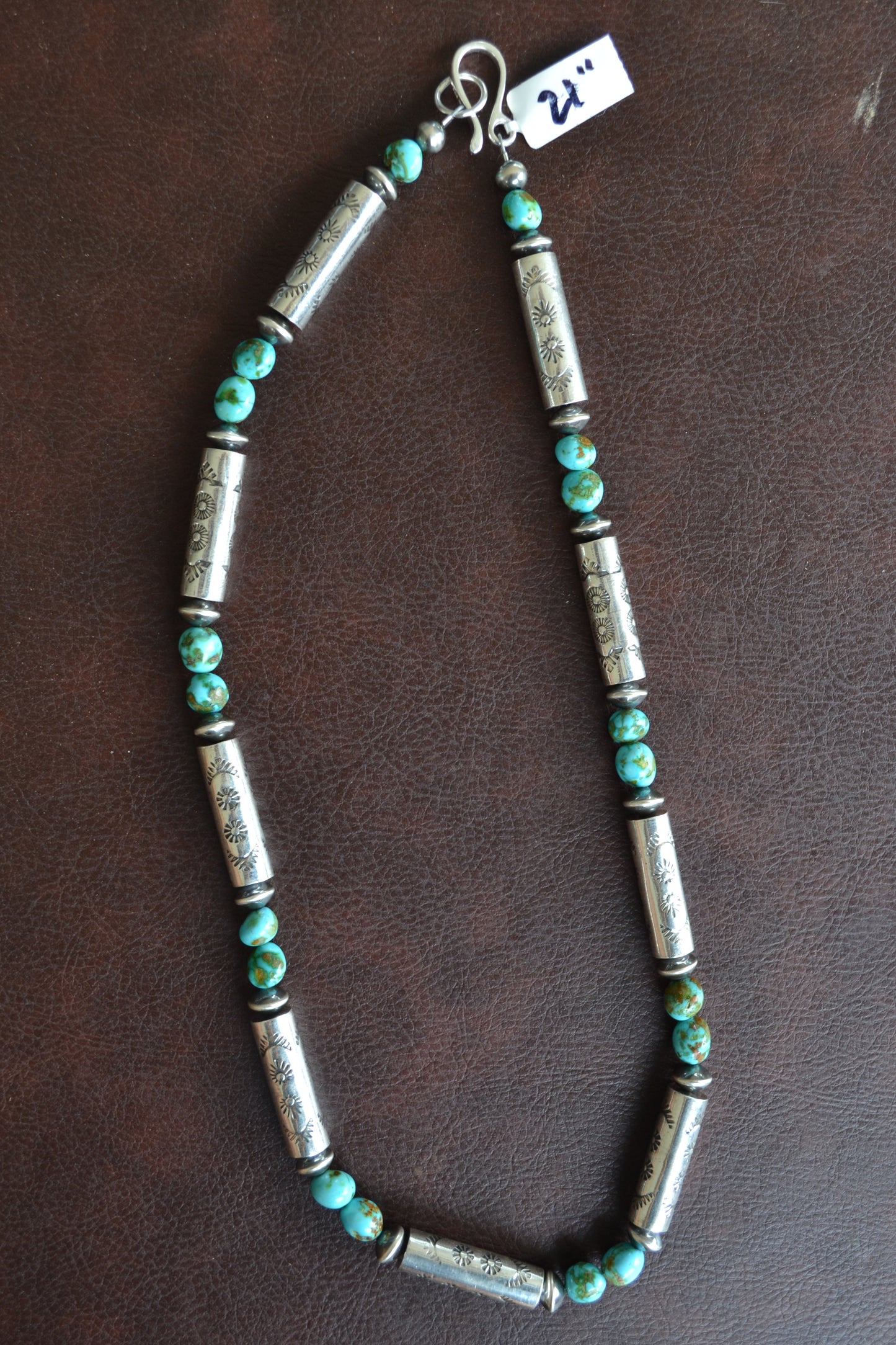 Sonoran and barrel bead necklace