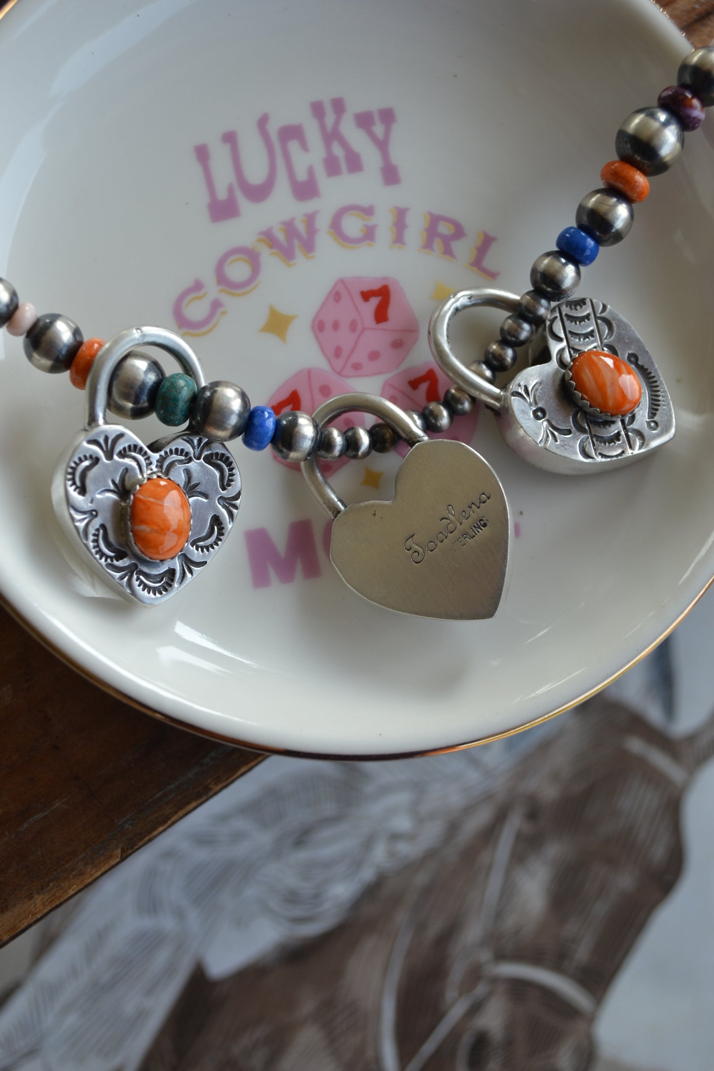 The Royce Turquoise Heart Pendants