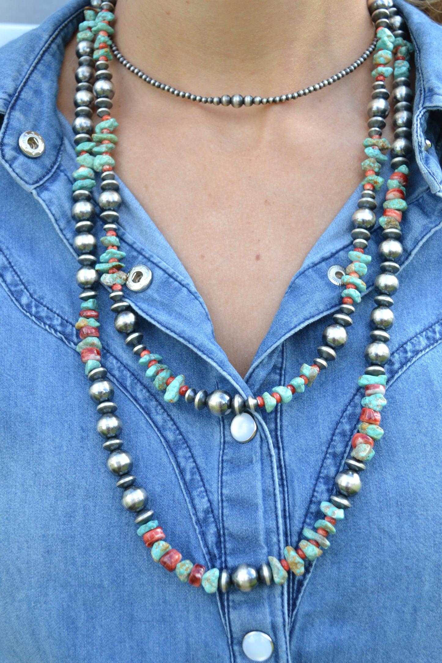 The Navarro 10mm Red Spiny Pearls