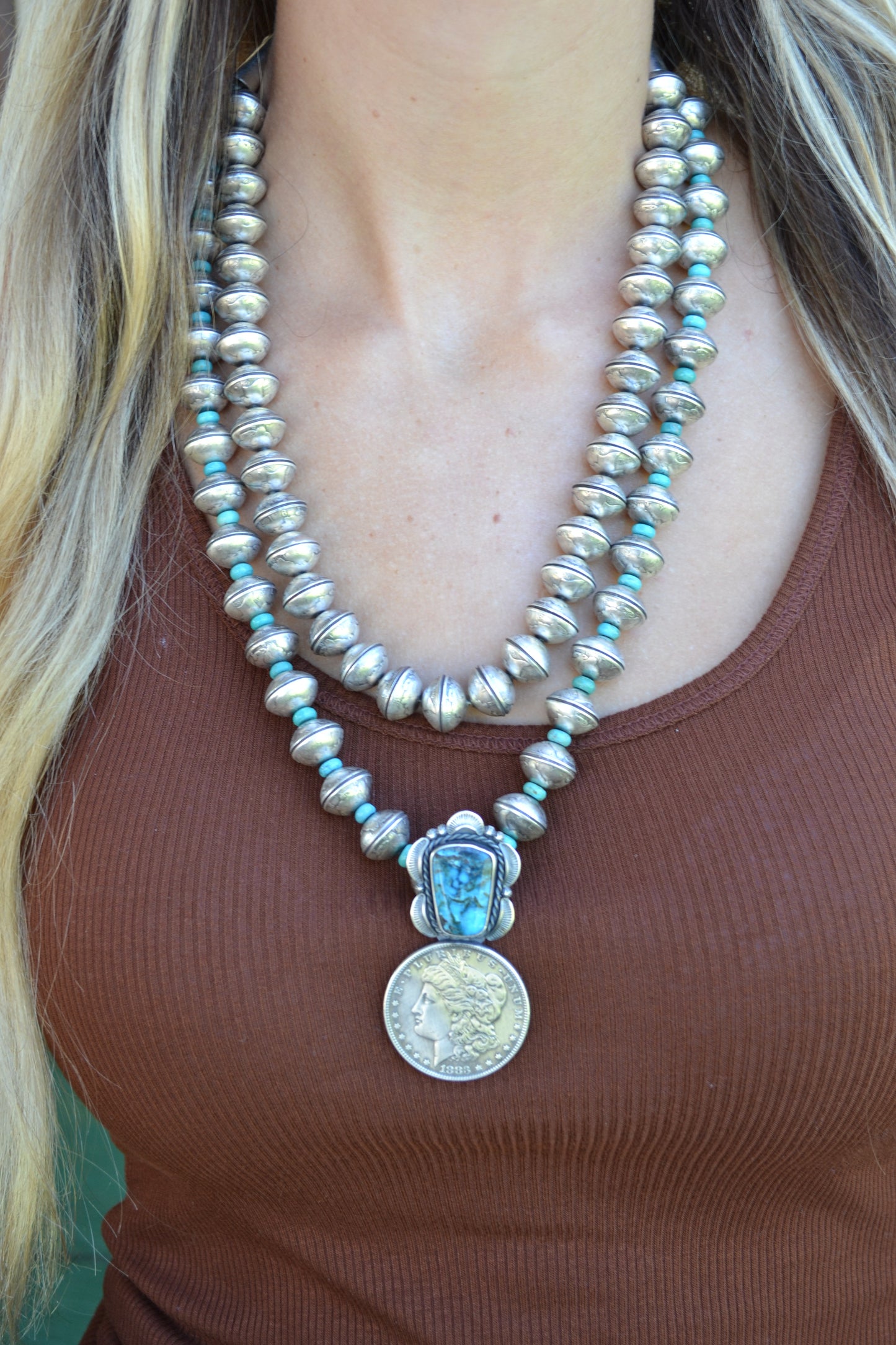 The Hawley 24" Mercury Dime Coin Necklace