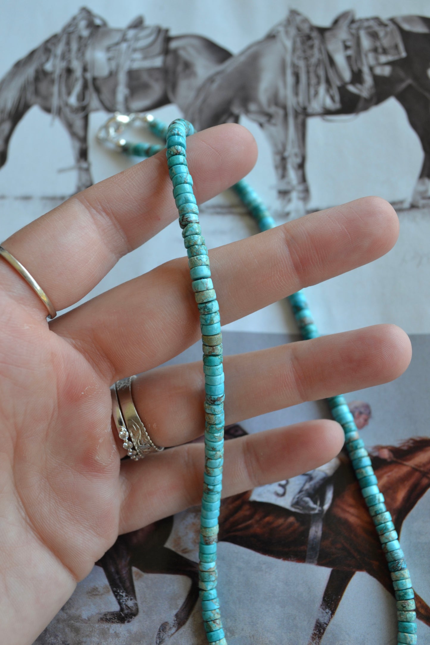 The Roanoake 18" Handcrafted Barrel Necklace