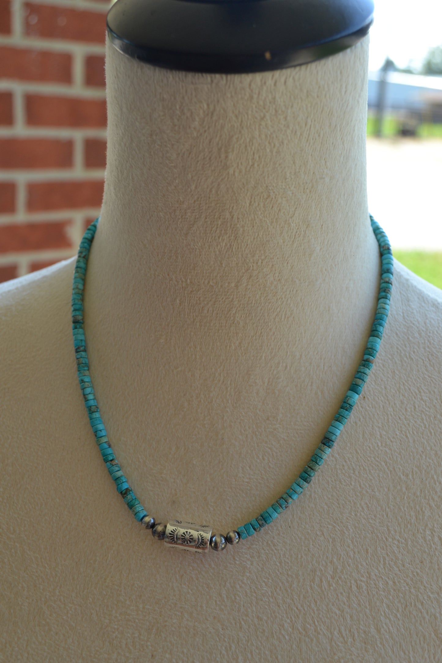 The Roanoake 18" Handcrafted Barrel Necklace
