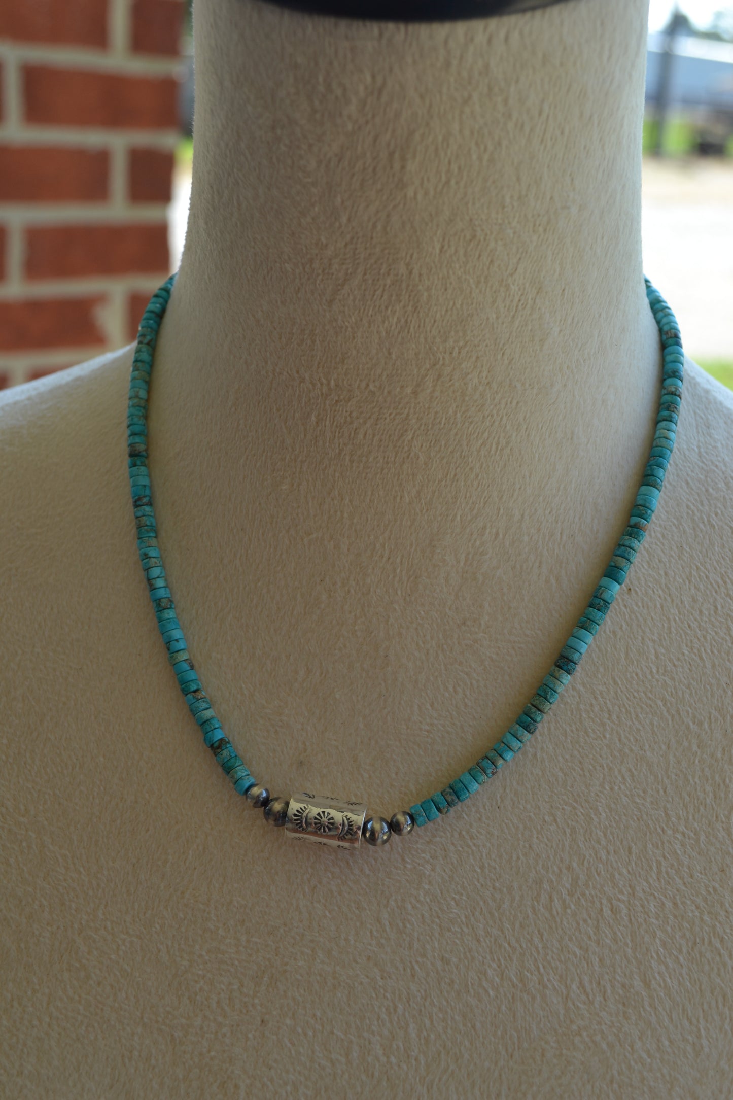 The Roanoake 18" Handcrafted Barrel Necklace