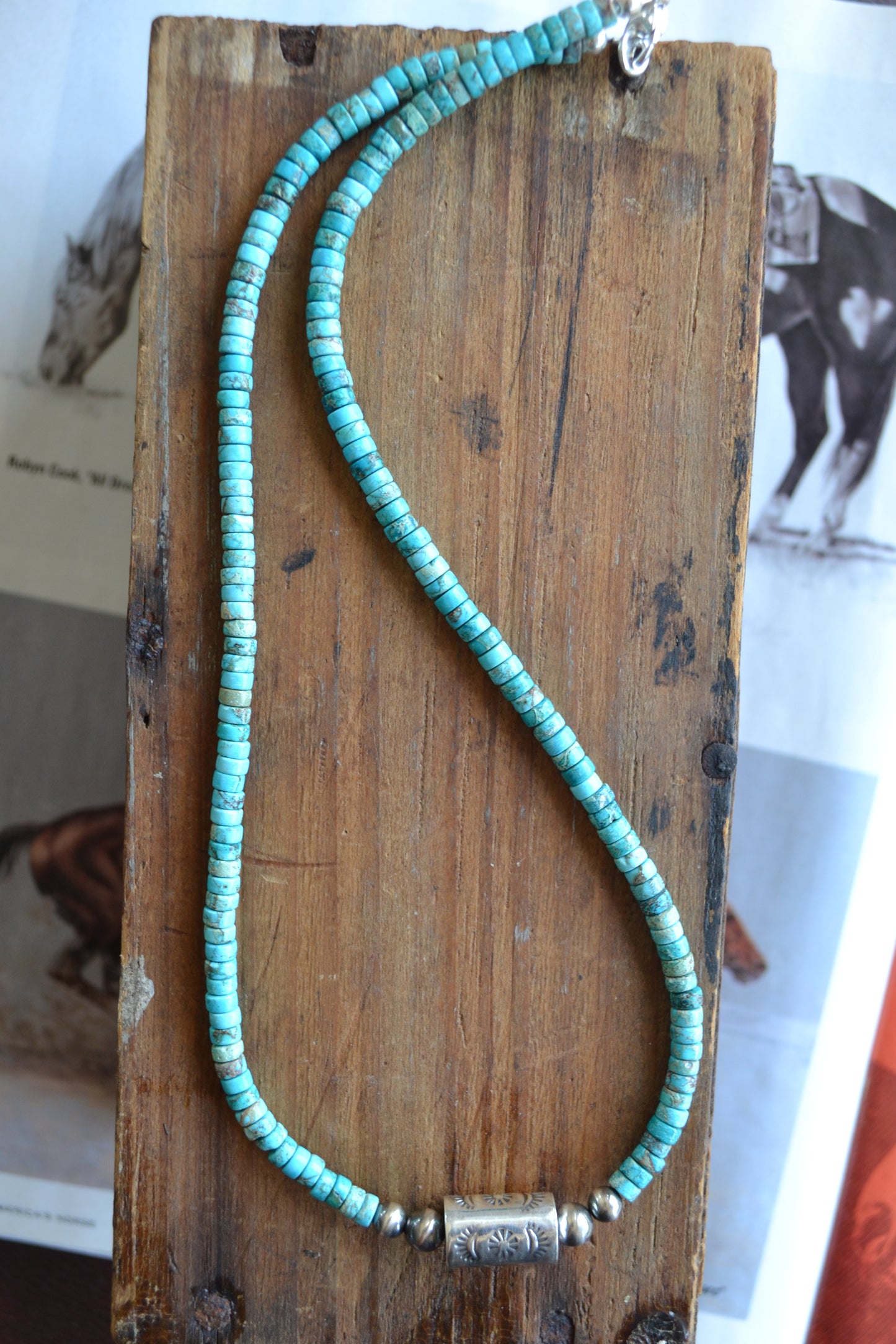 The Roanoake 18" Handcrafted Barrel Necklace
