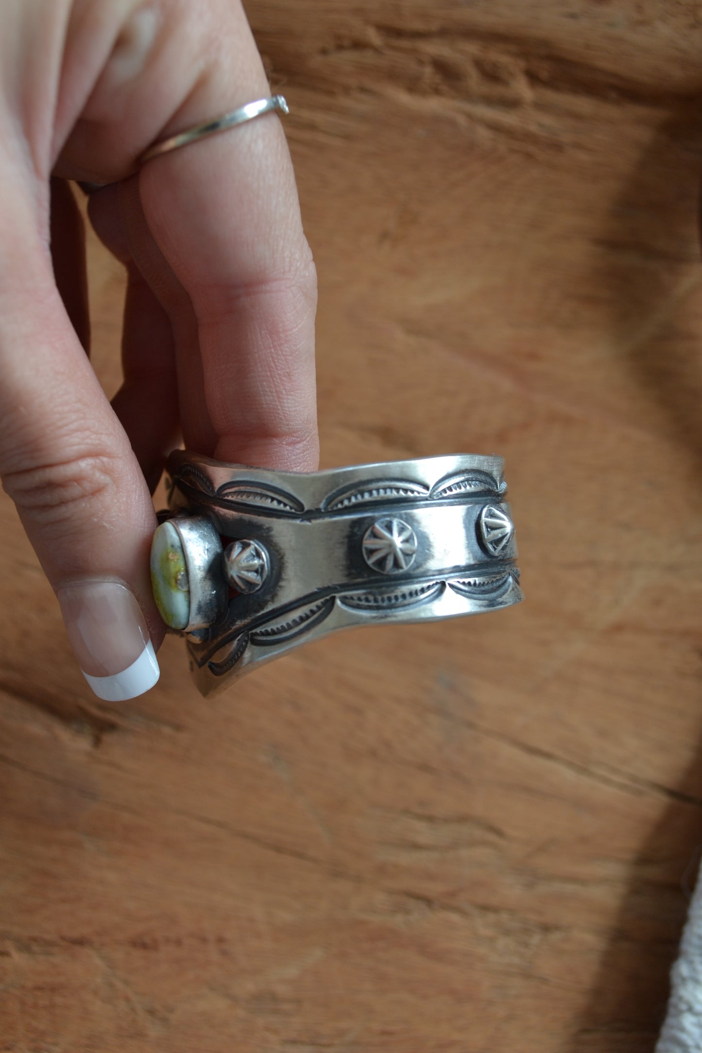 The Sevada 3 Stone Cuff