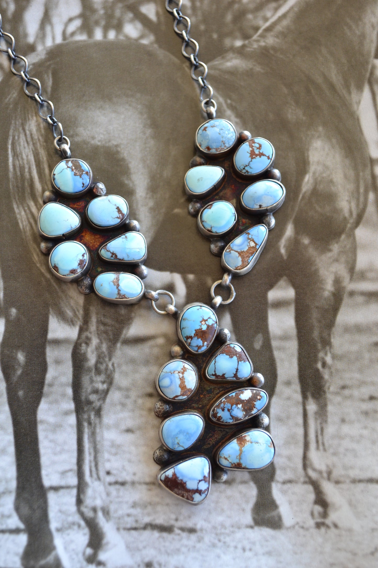 The Sirah 18" Cluster Necklace