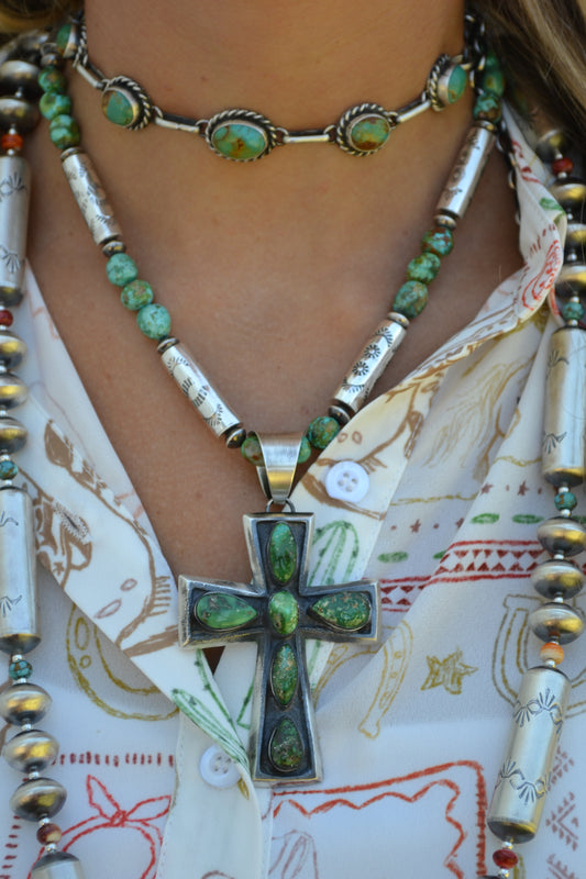 The Alma Cross Pendants (Sonoran & Golden Hills)