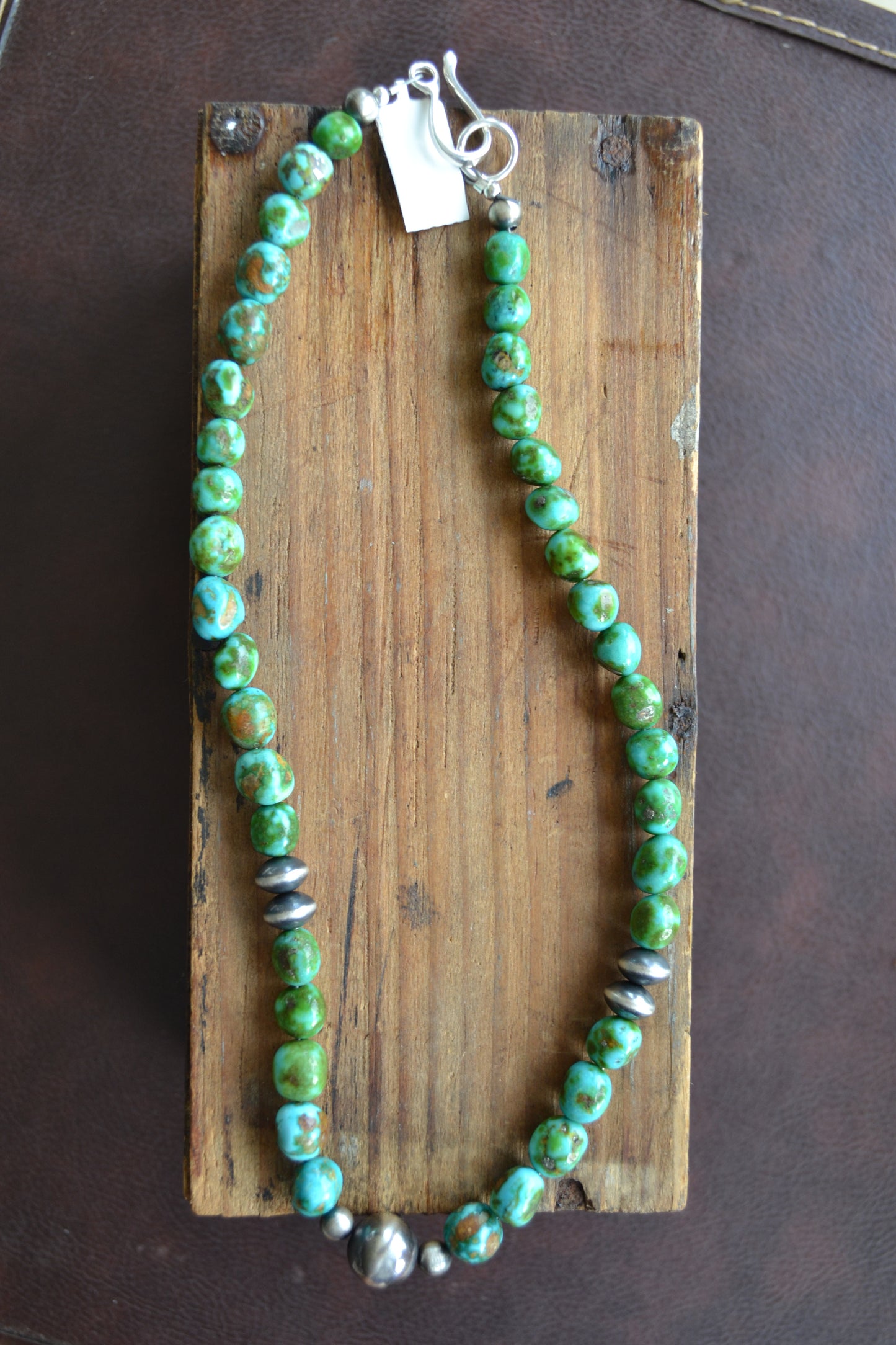sonoran gold ans sterling pearl necklace