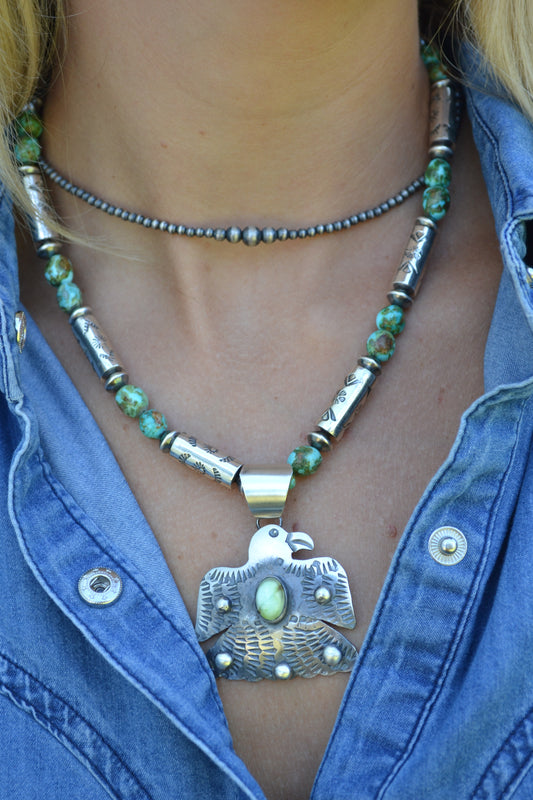 Chimney Butte thunderbird pendant