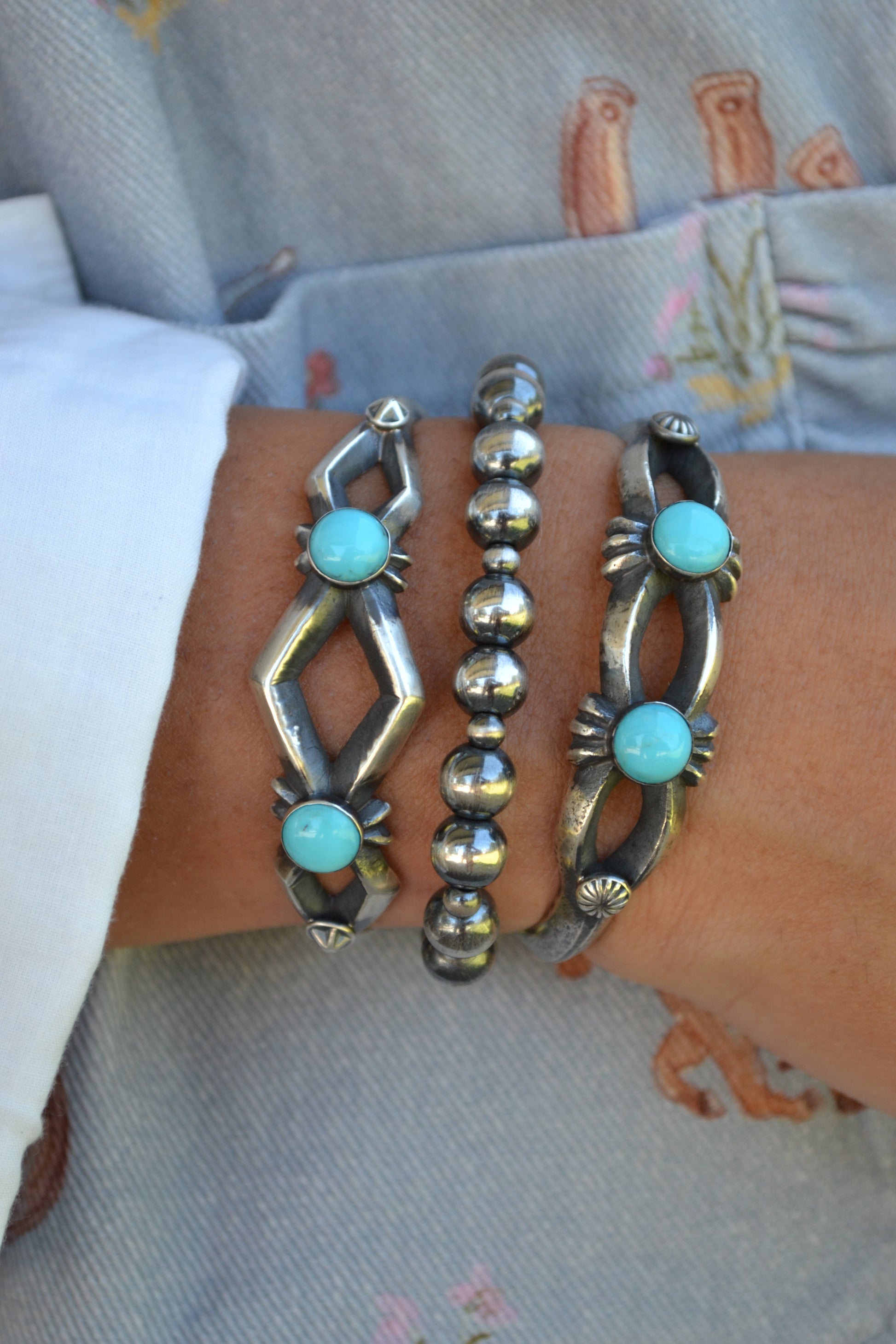 chimney butte turquoise cuff bracelets