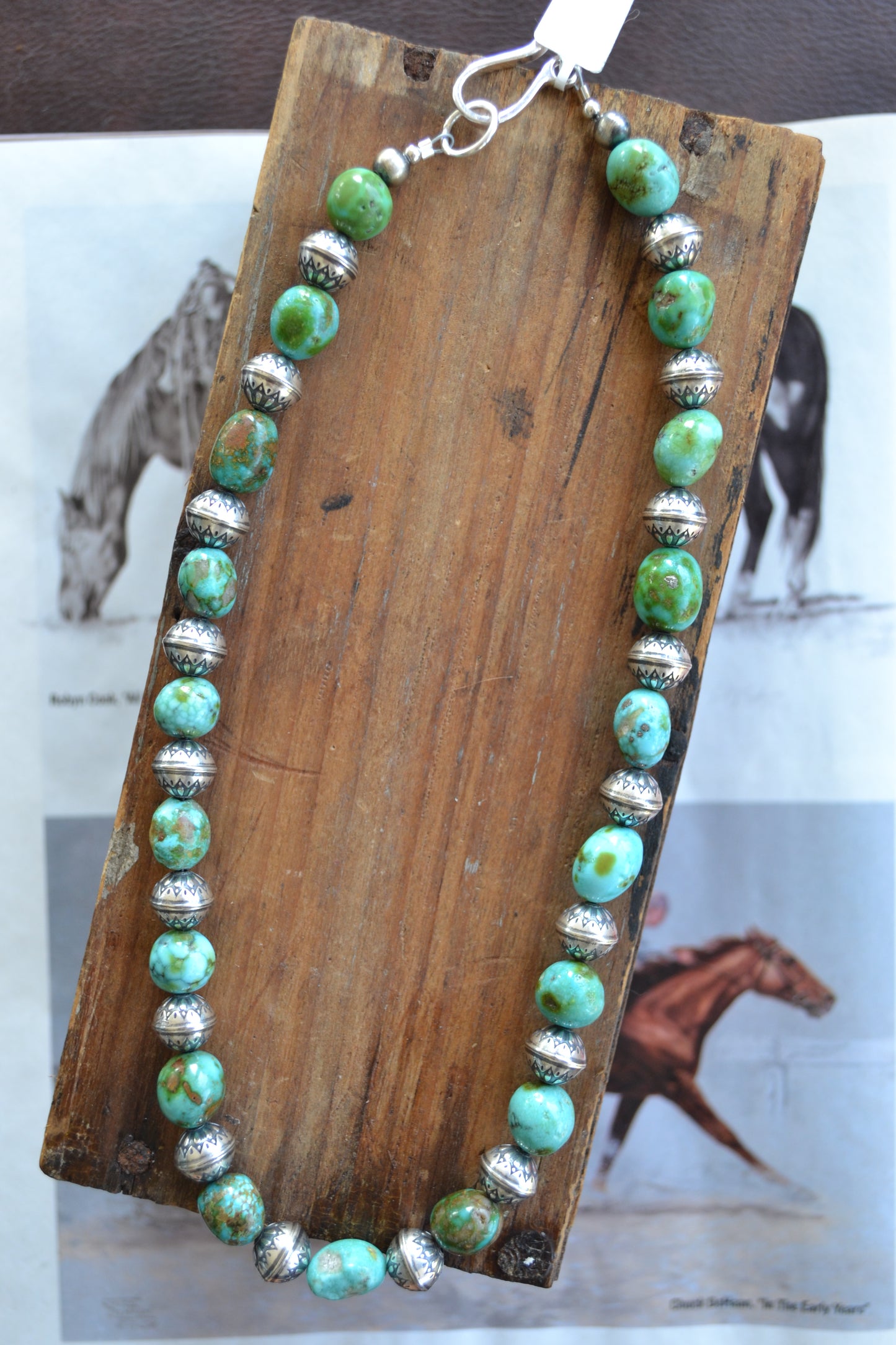 The August 17" Sonoran & Handmade Bead Necklace