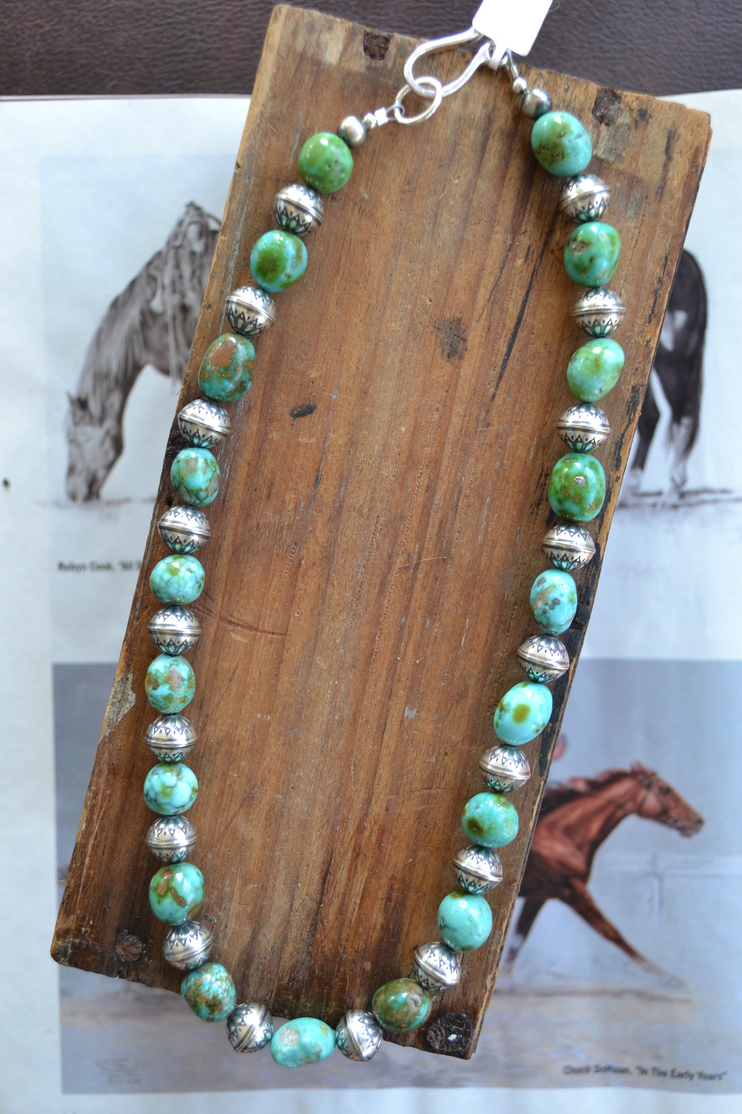 The August 17" Sonoran & Handmade Bead Necklace