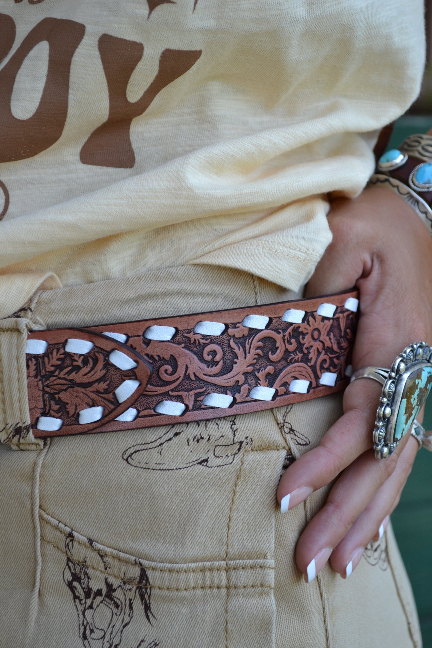 The Vega Leather Belt