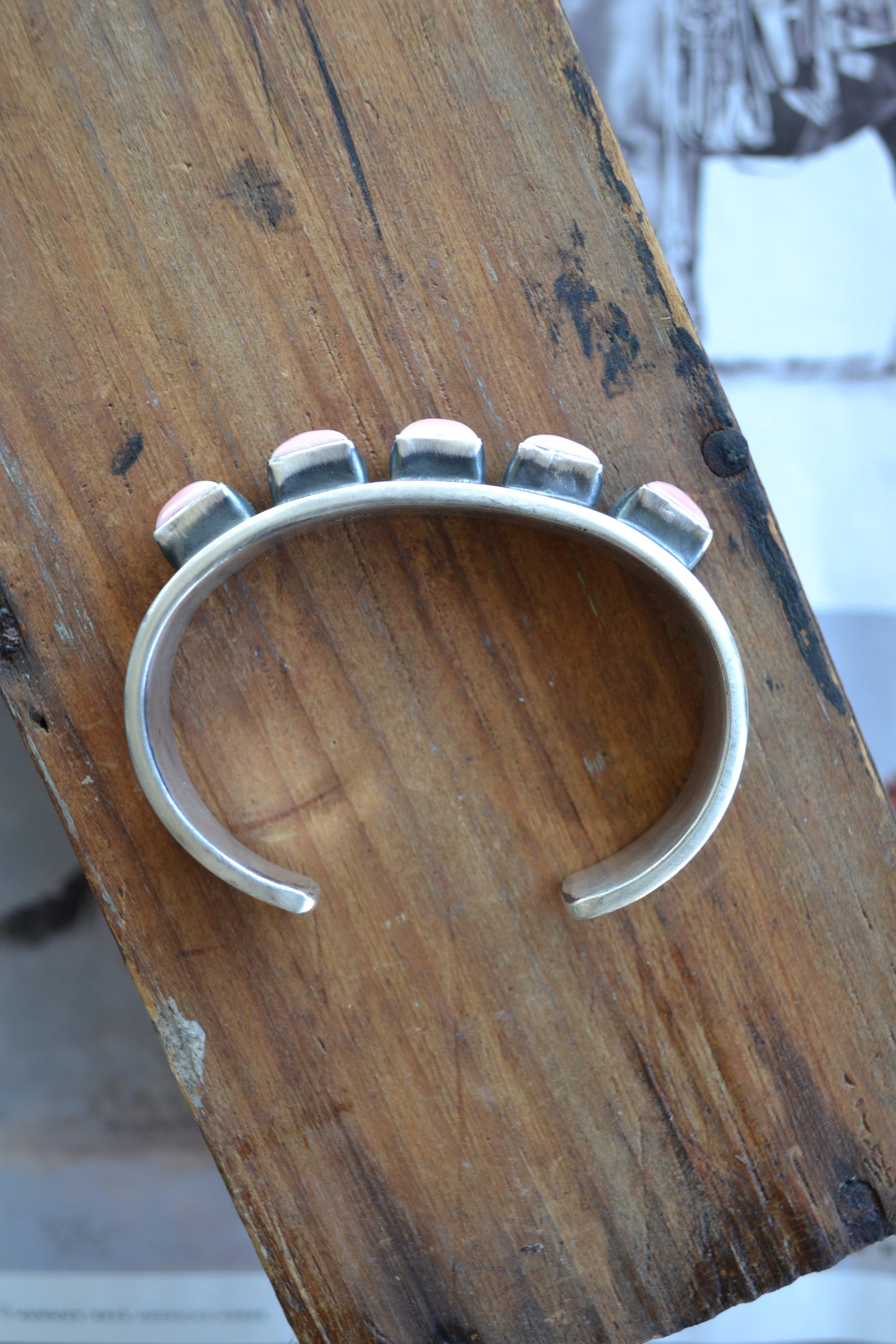 The Sumner 5 Square Stone Cuffs