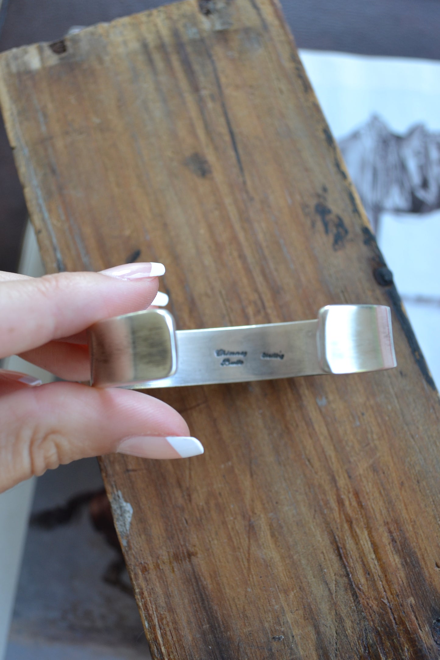 The Sumner 5 Square Stone Cuffs
