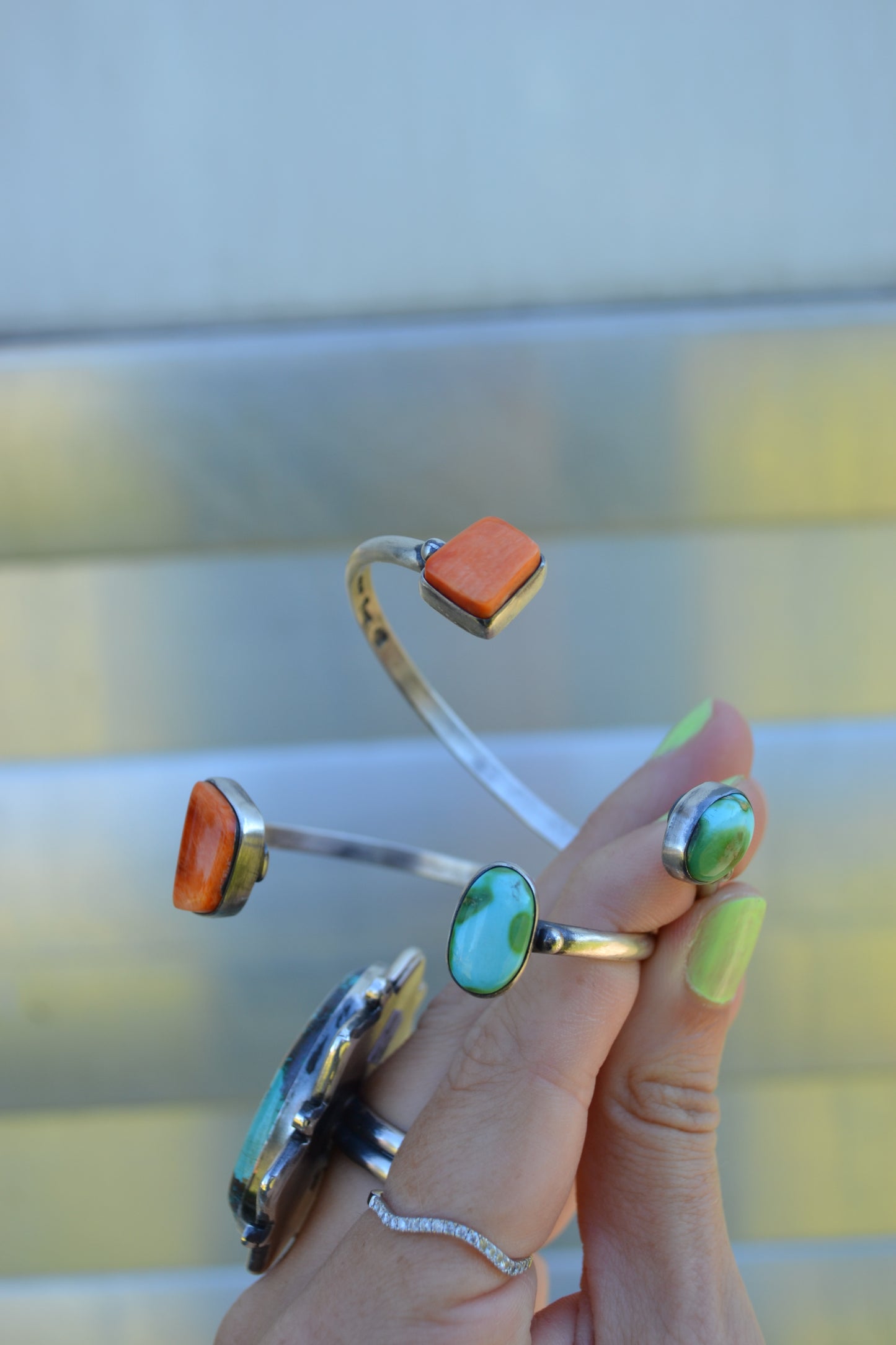 The Hagan Double Stone Cuff