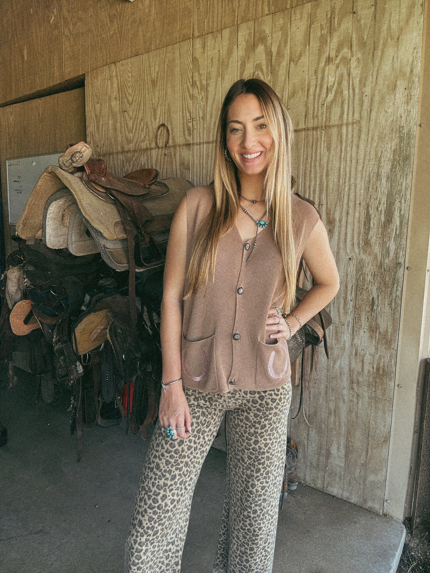 The Suerte Vest Top