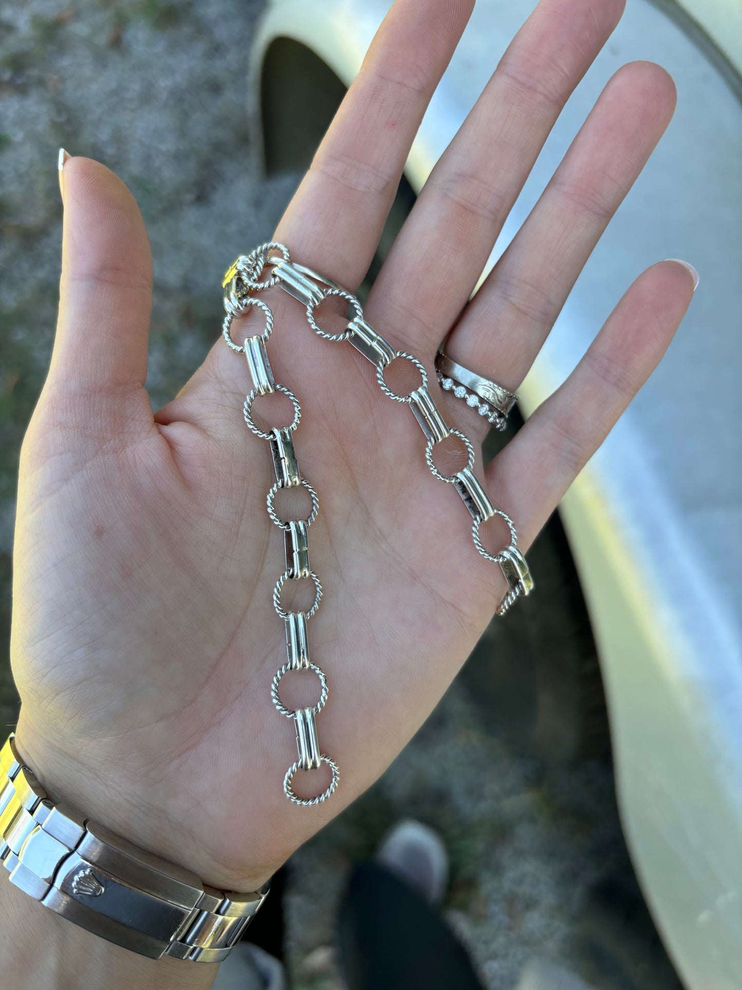 Geri’s sterling link bracelet PREORDER 1-2 WEEK TAT