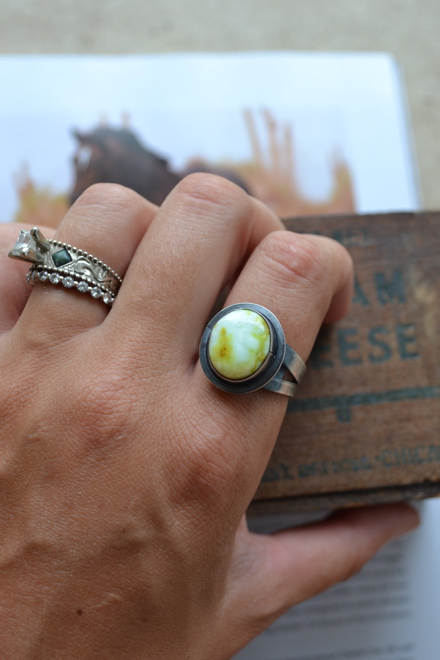 antionette martinez adjustable palomino ring