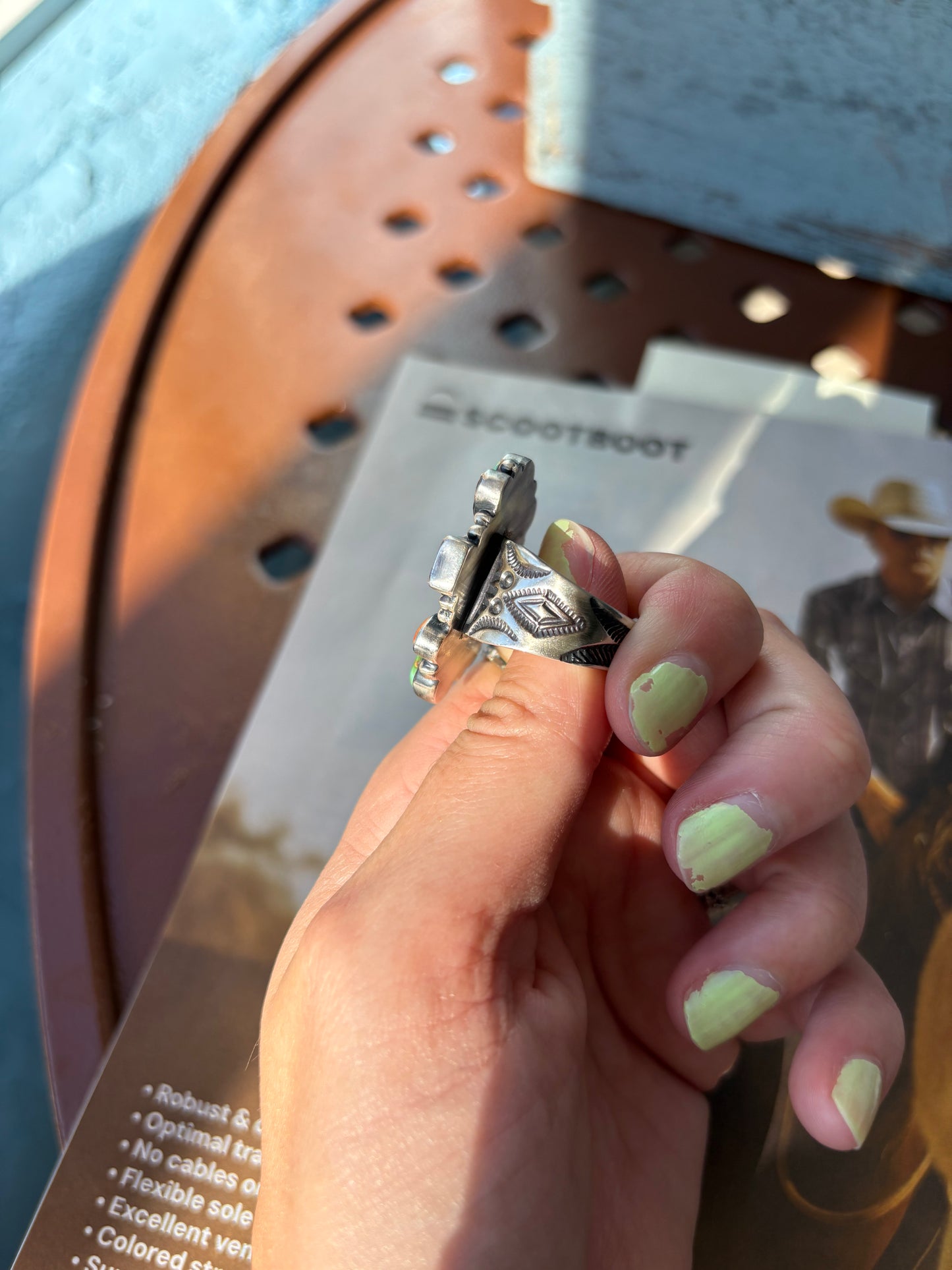 MARKET FIND #28 - BERNYSE CHAVEZ MULTI STONE RING SIZE 9