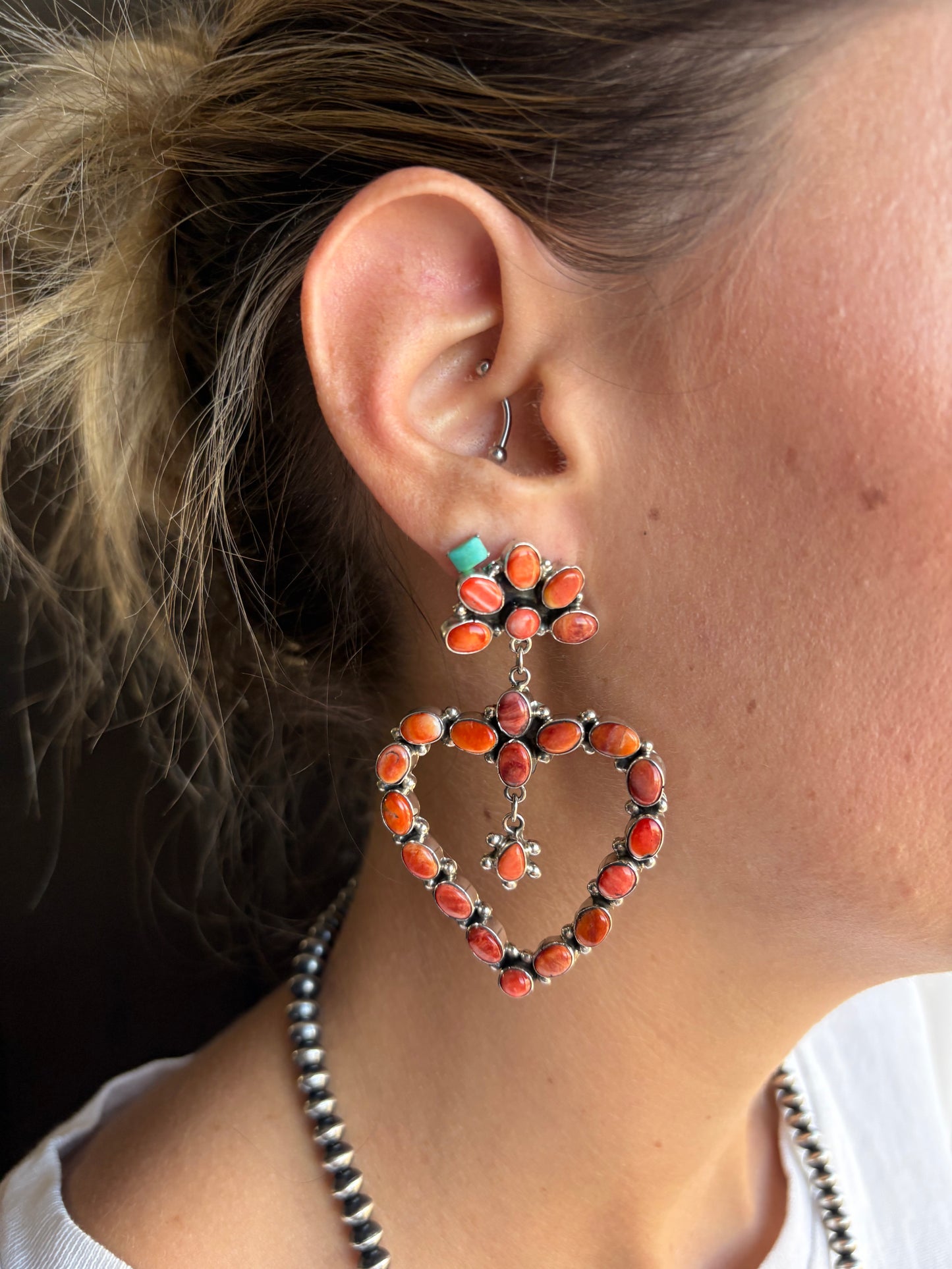 MARKET FIND #38 - RED SPINY HEART DANGLES