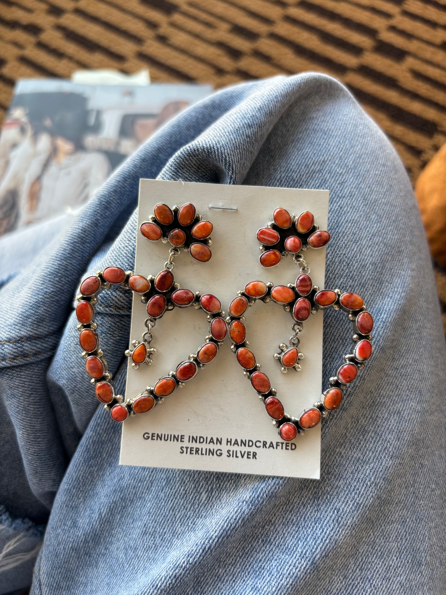 MARKET FIND #38 - RED SPINY HEART DANGLES
