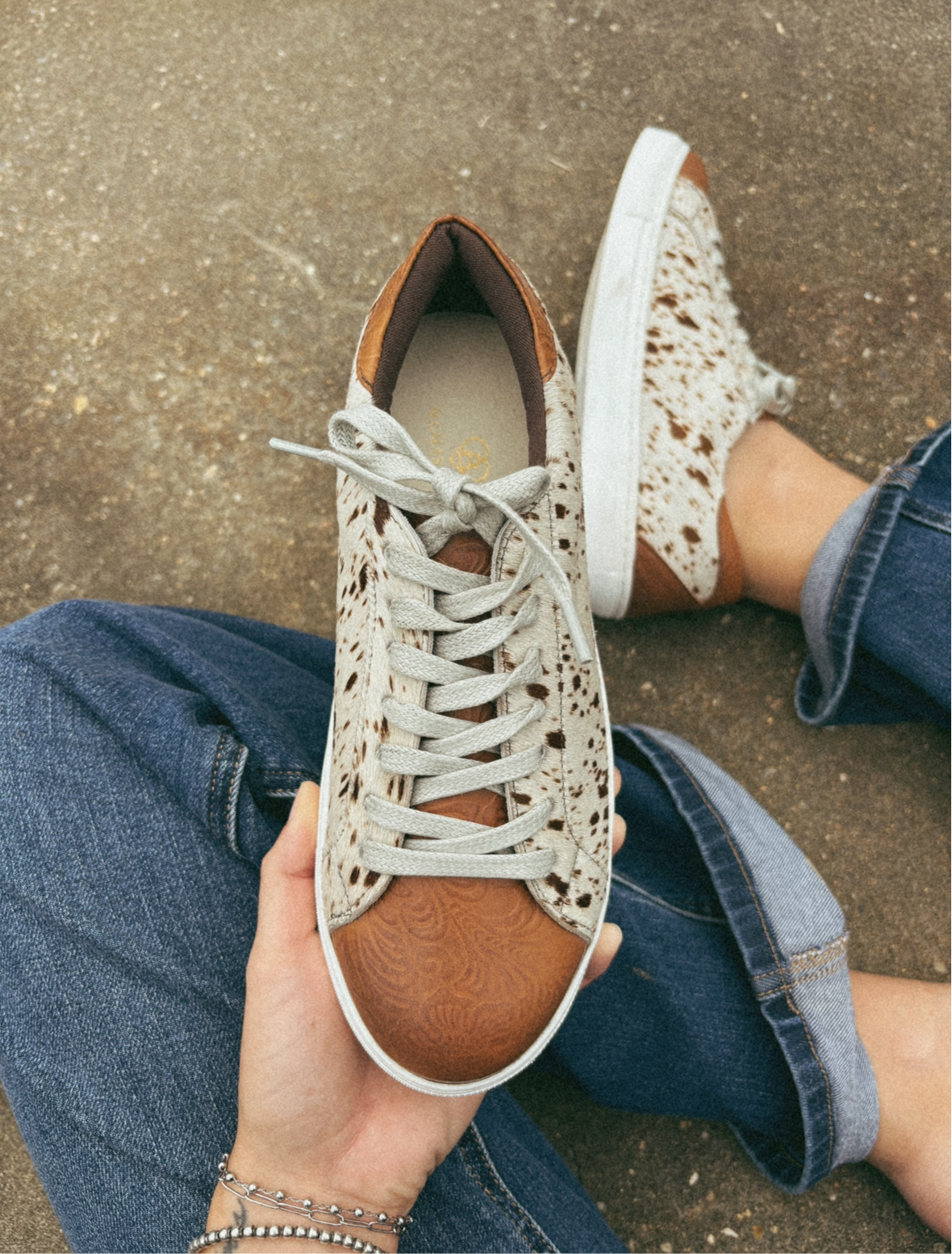 The Dakota Cowhide Sneakers